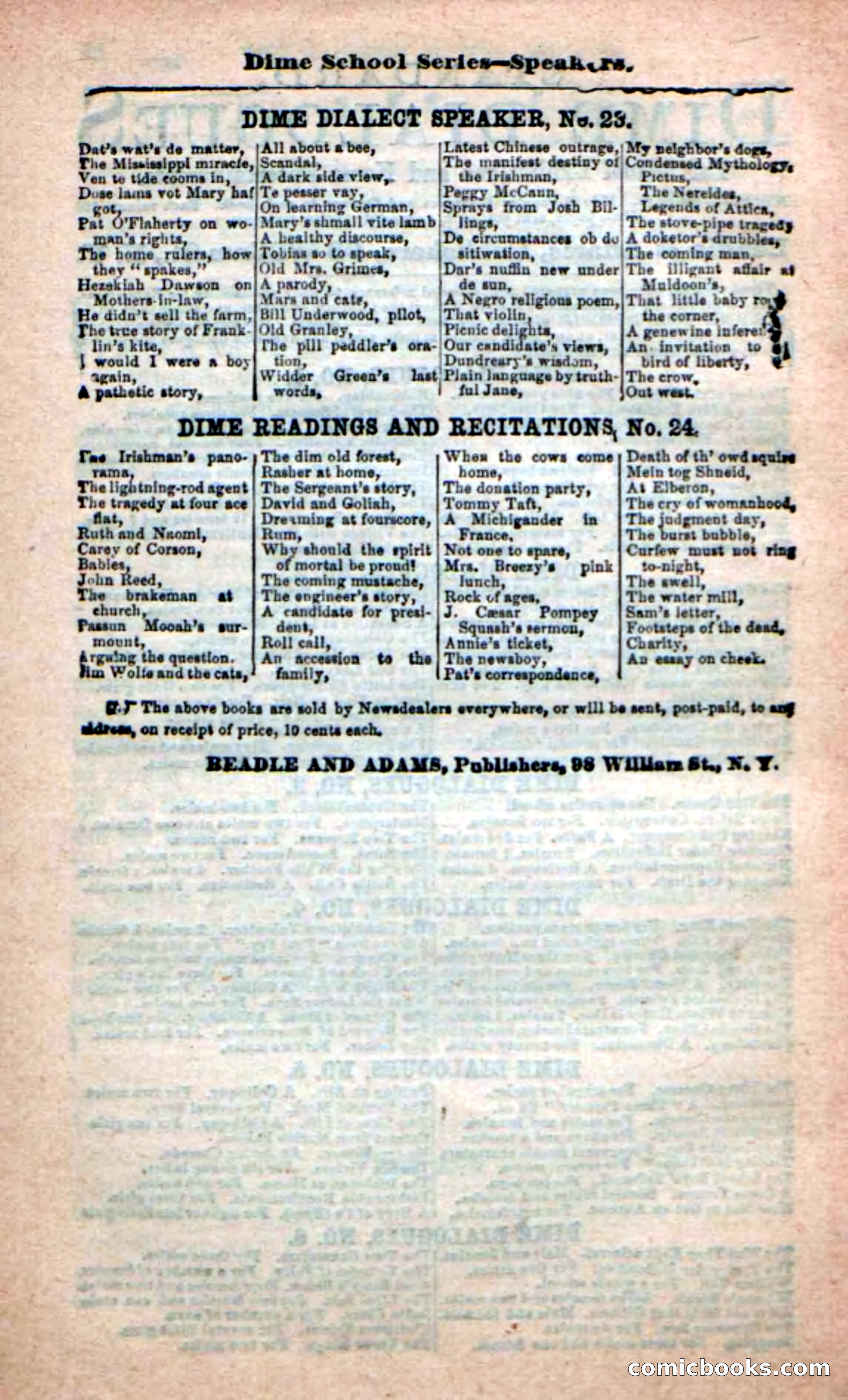 Beadle's New Dime Novels: Rangers of the Mohawk — page 106 of 108