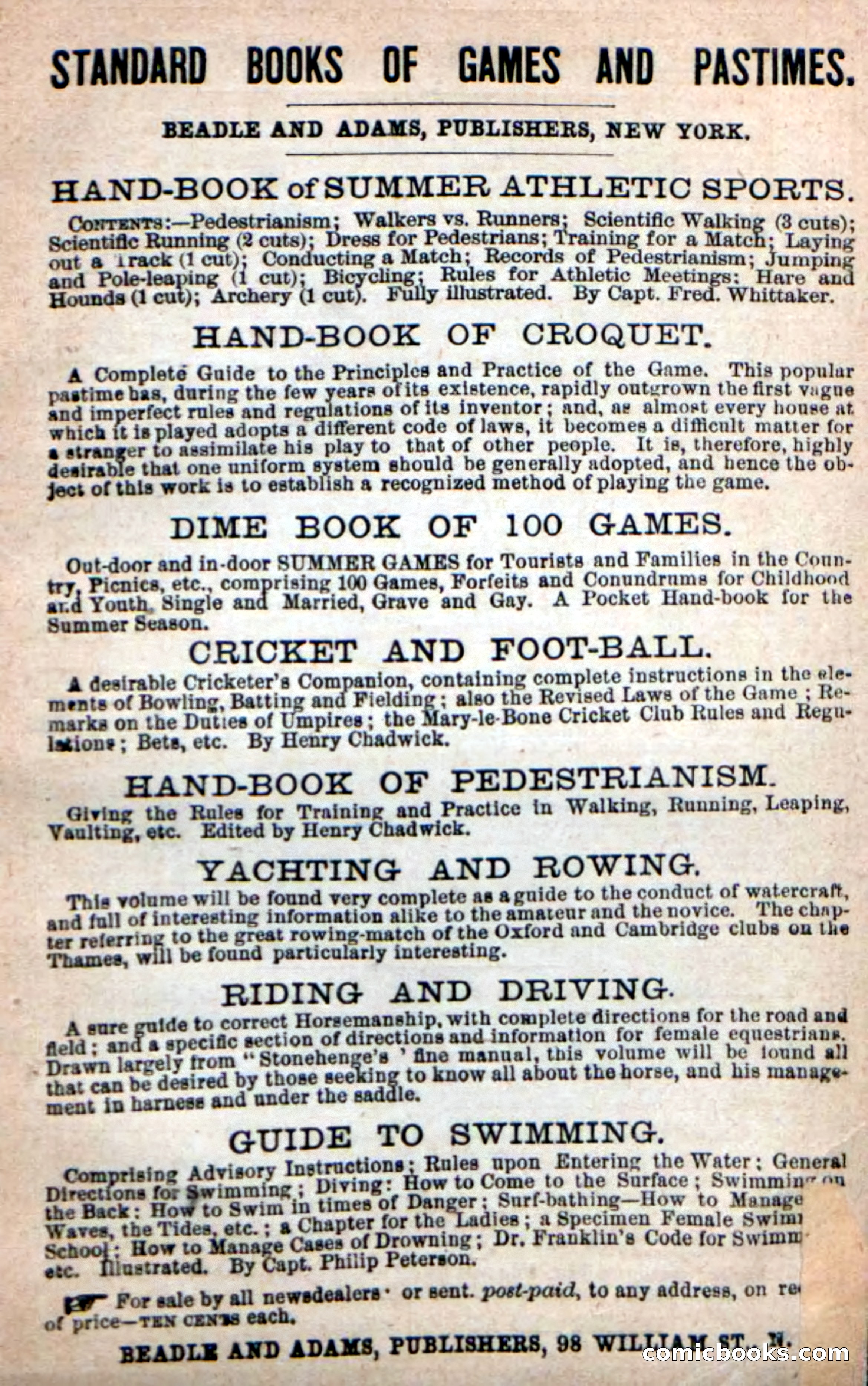 Beadle's New Dime Novels: Rangers of the Mohawk — page 107 of 108
