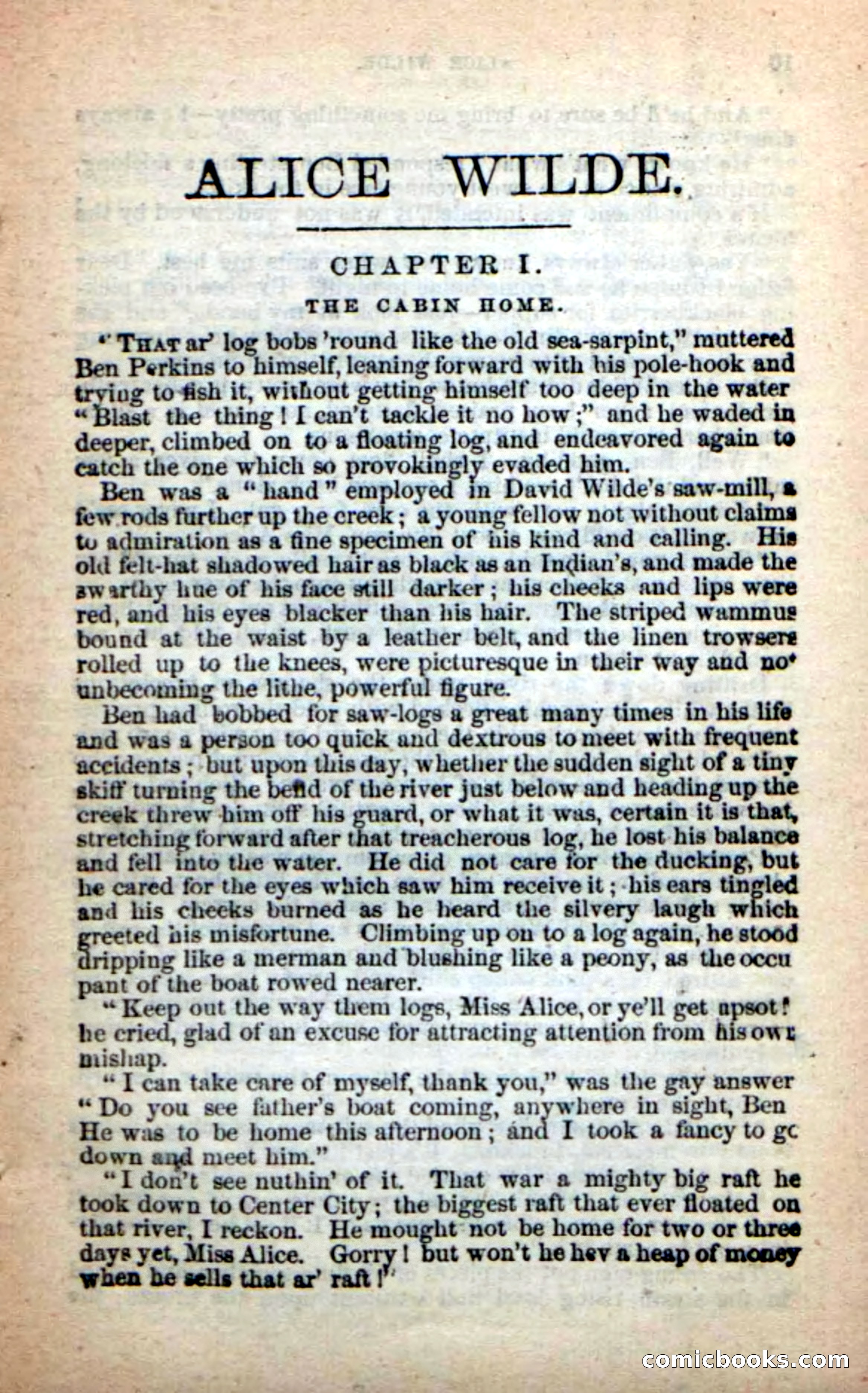 Beadle's New Dime Novels: Alice Wilde — page 5 of 100