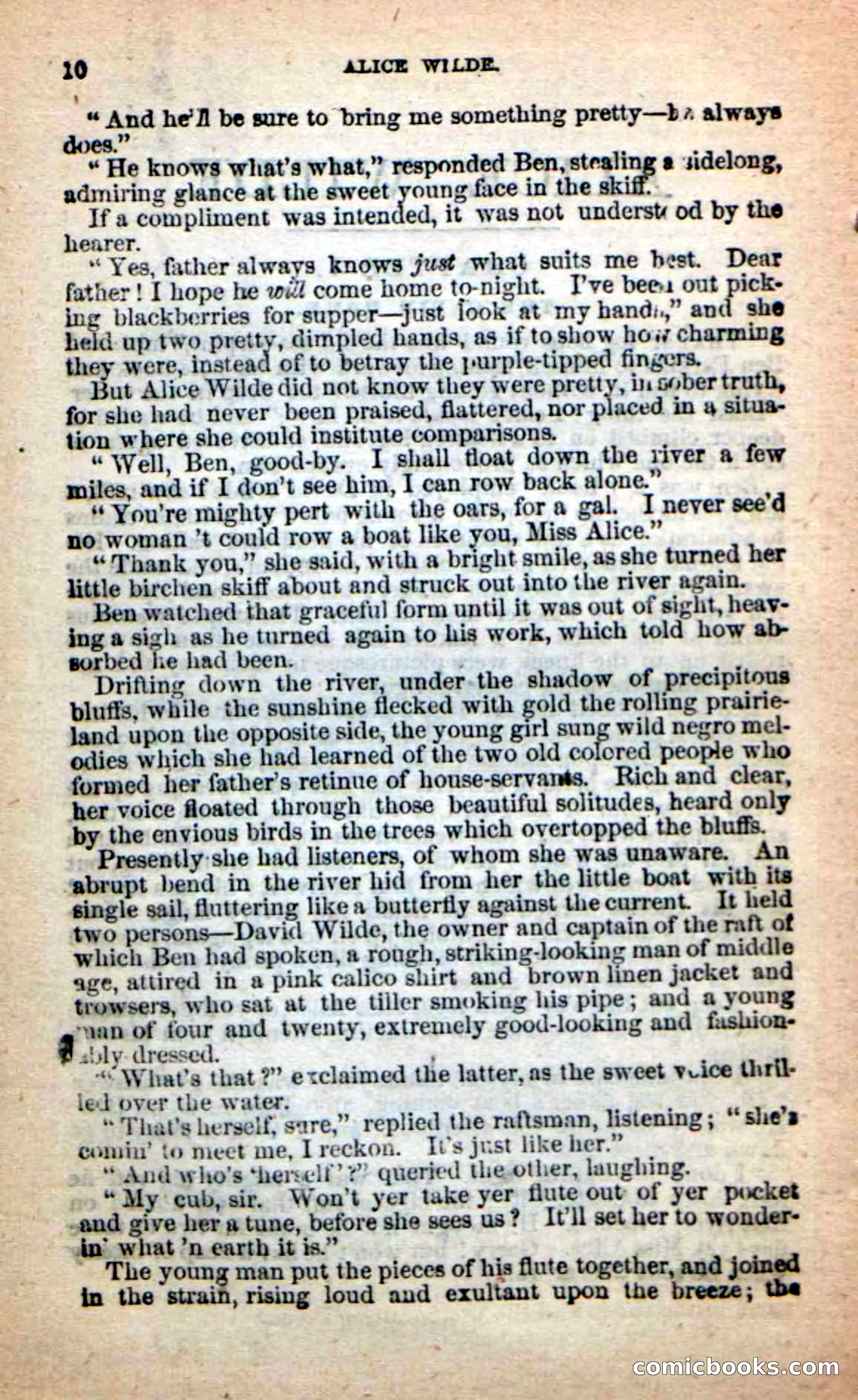 Beadle's New Dime Novels: Alice Wilde — page 6 of 100