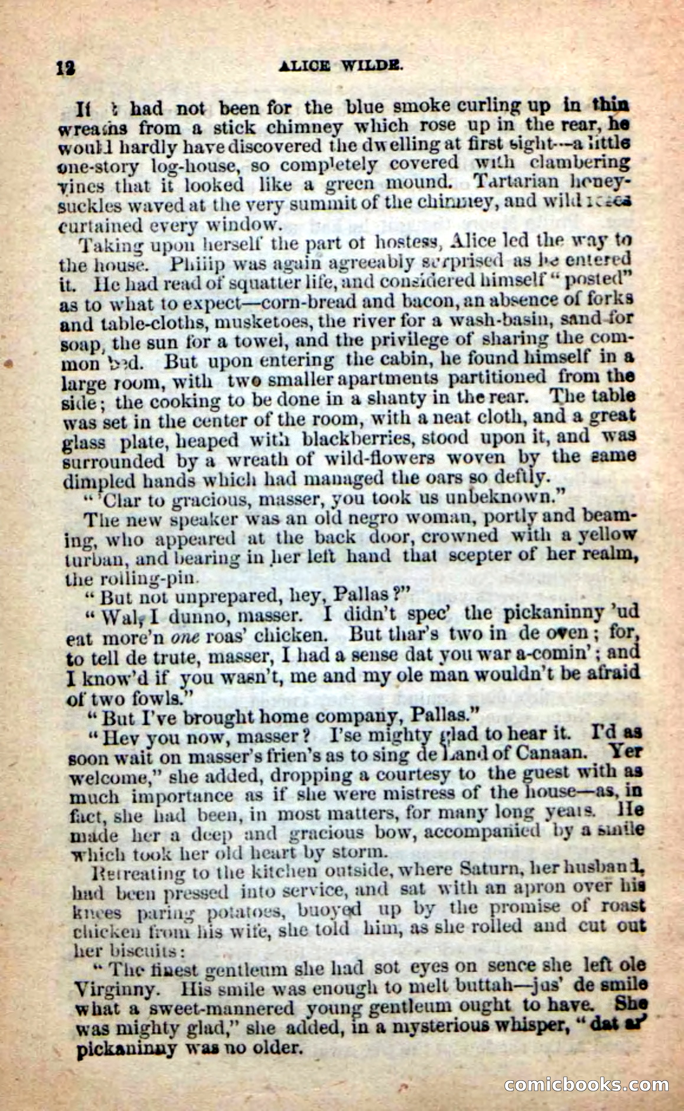 Beadle's New Dime Novels: Alice Wilde — page 8 of 100