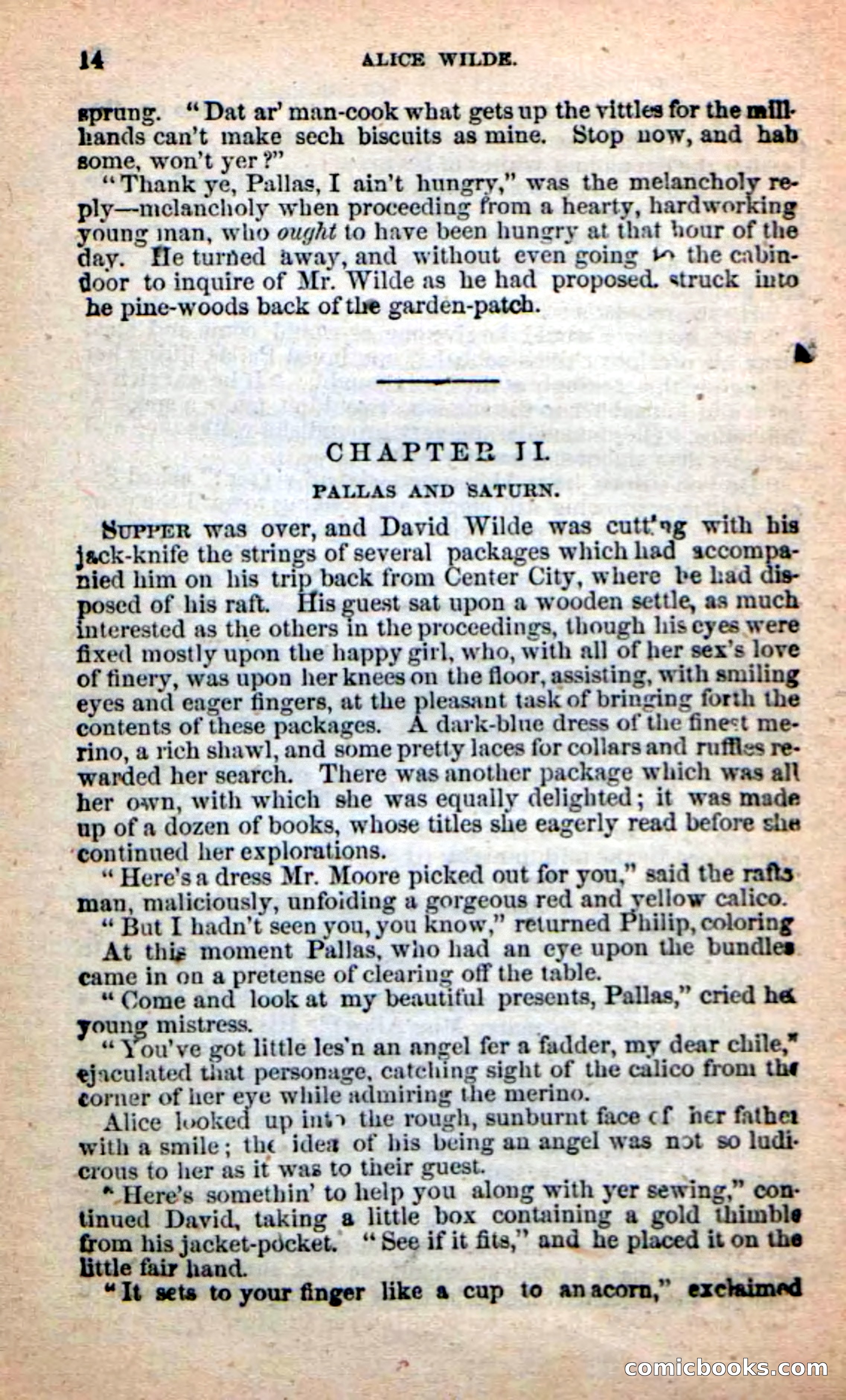 Beadle's New Dime Novels: Alice Wilde — page 10 of 100