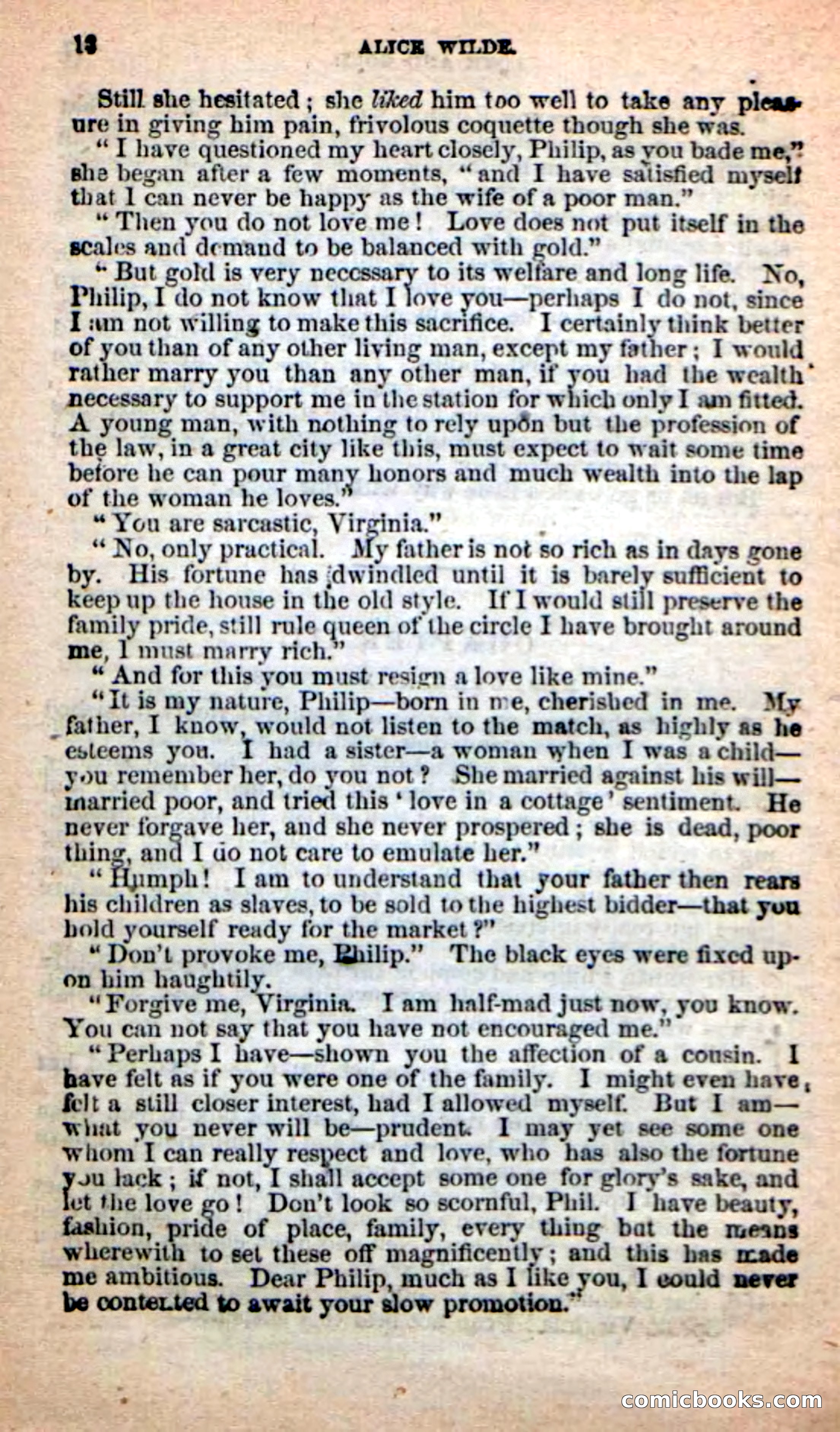 Beadle's New Dime Novels: Alice Wilde — page 14 of 100