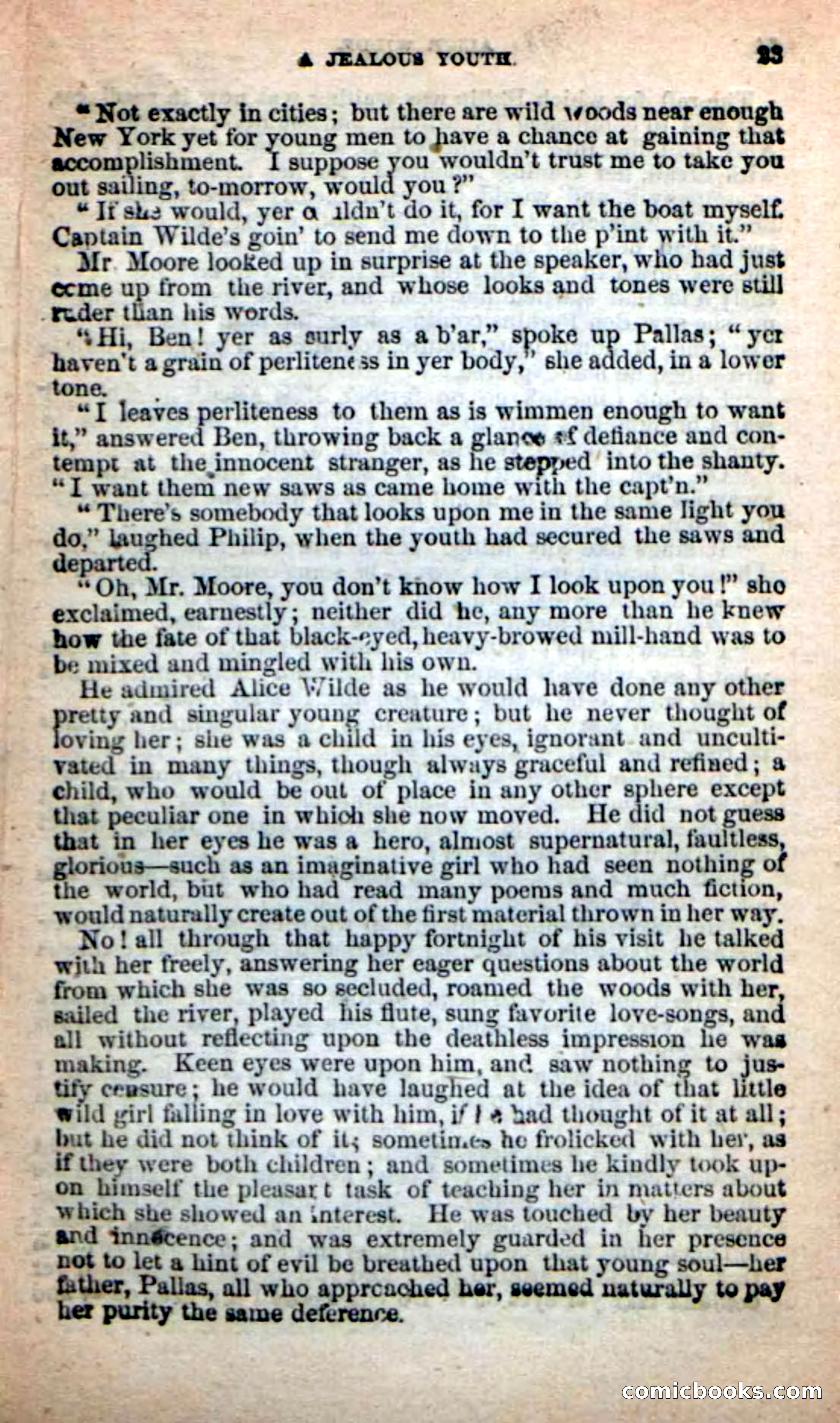 Beadle's New Dime Novels: Alice Wilde — page 19 of 100