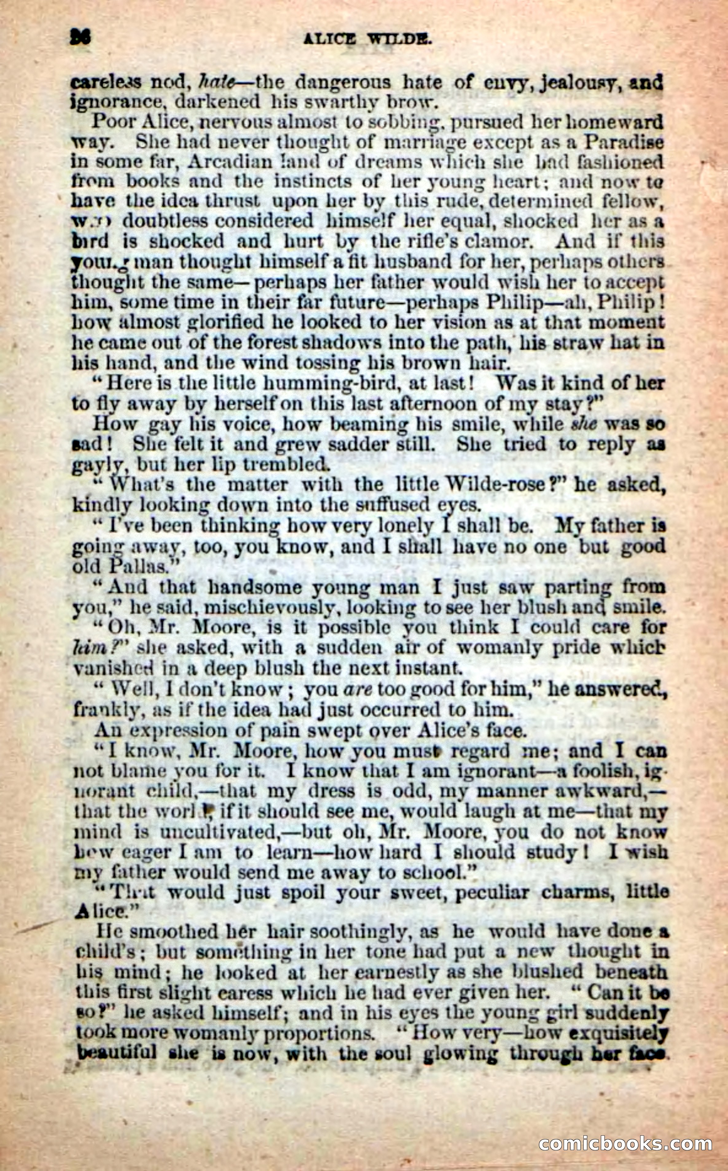 Beadle's New Dime Novels: Alice Wilde — page 22 of 100
