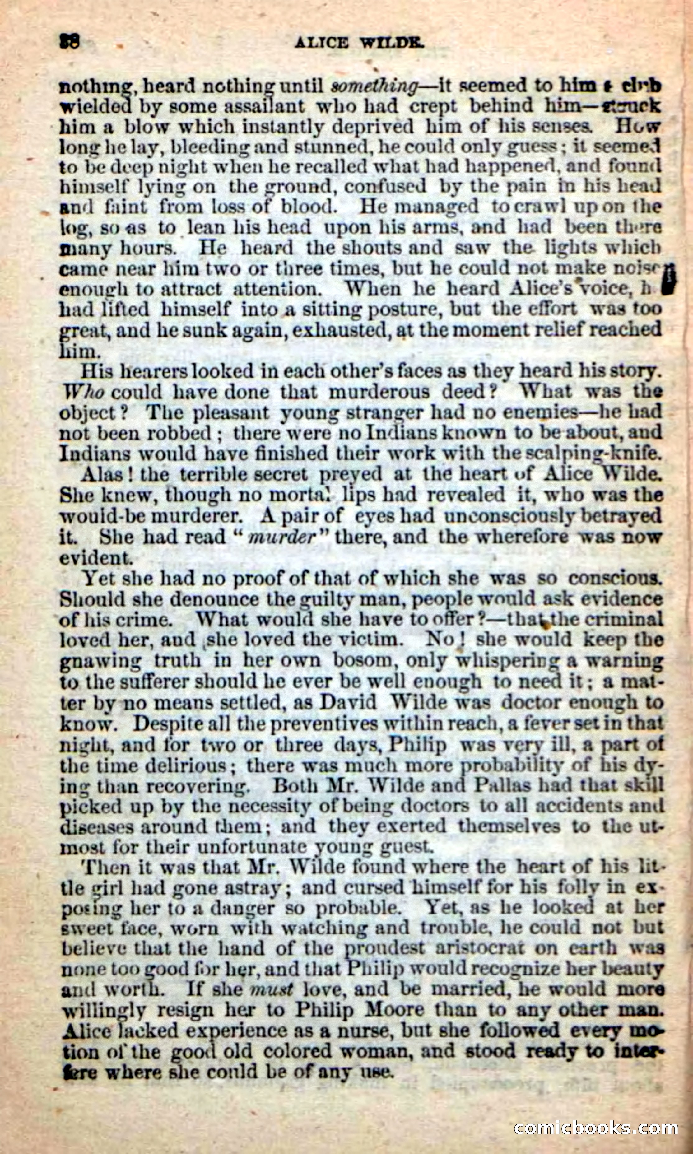 Beadle's New Dime Novels: Alice Wilde — page 34 of 100