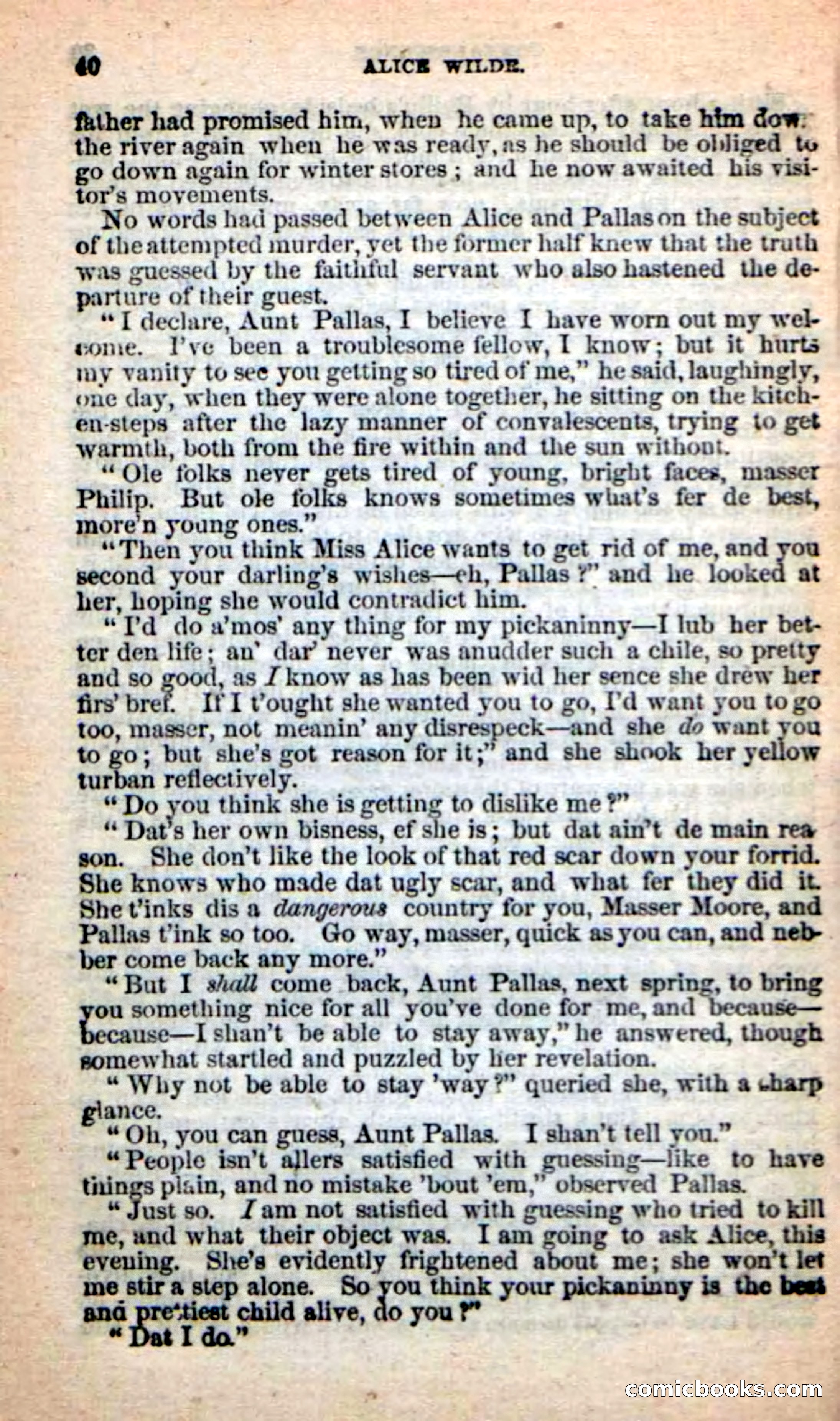 Beadle's New Dime Novels: Alice Wilde — page 36 of 100