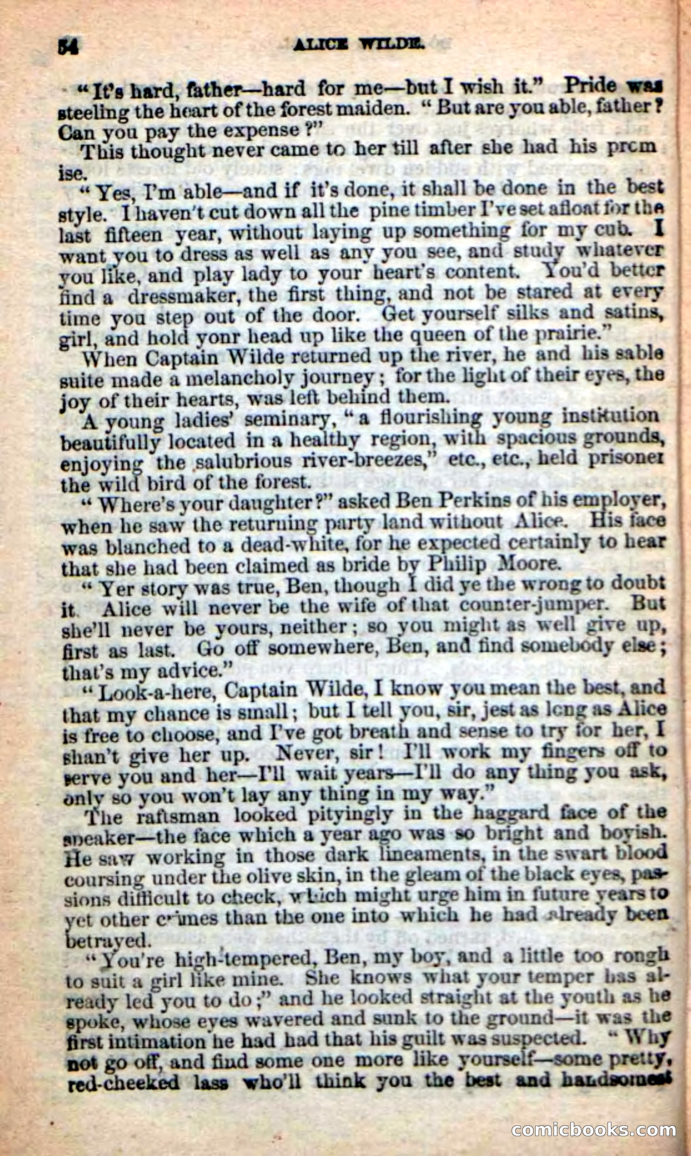 Beadle's New Dime Novels: Alice Wilde — page 50 of 100