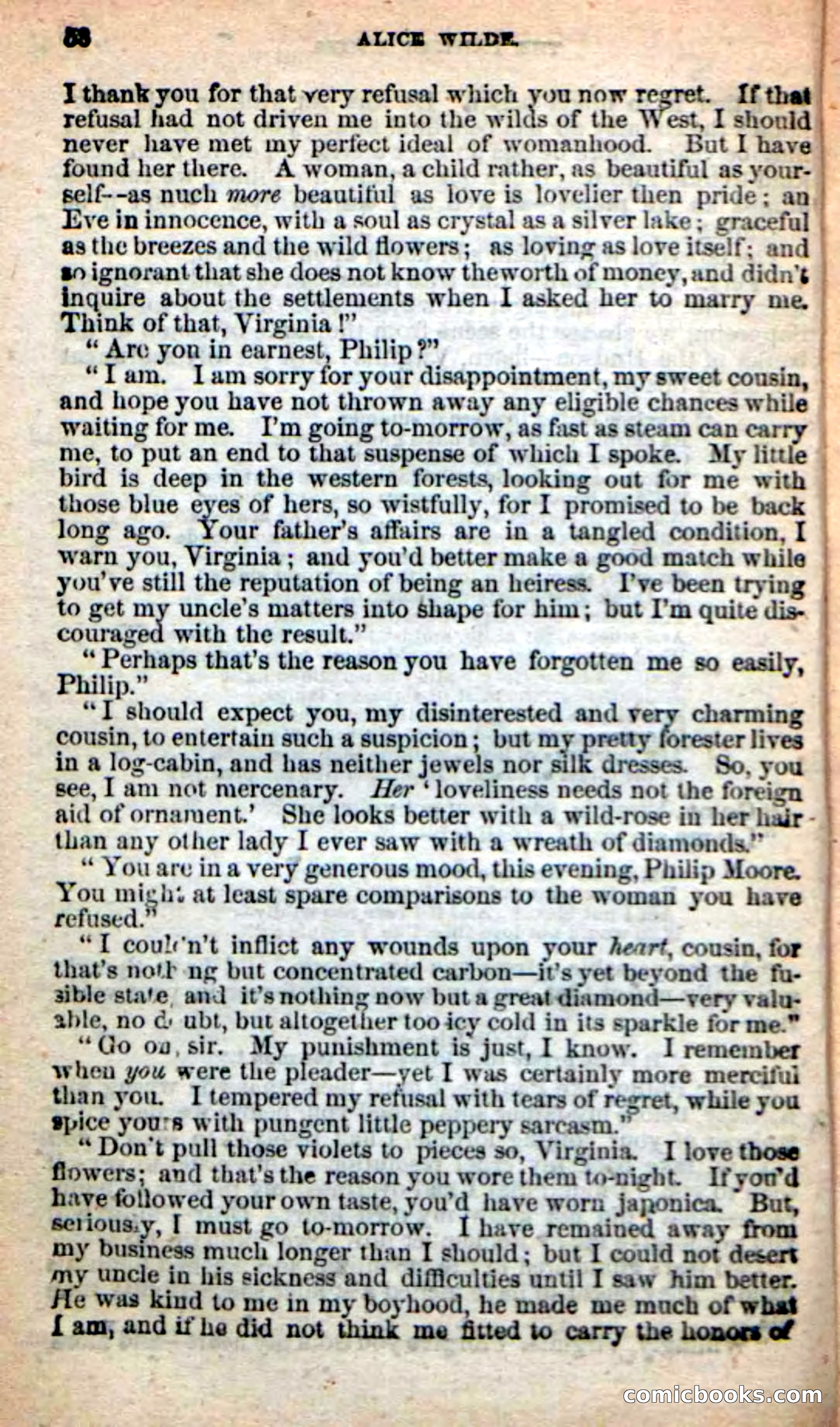 Beadle's New Dime Novels: Alice Wilde — page 54 of 100