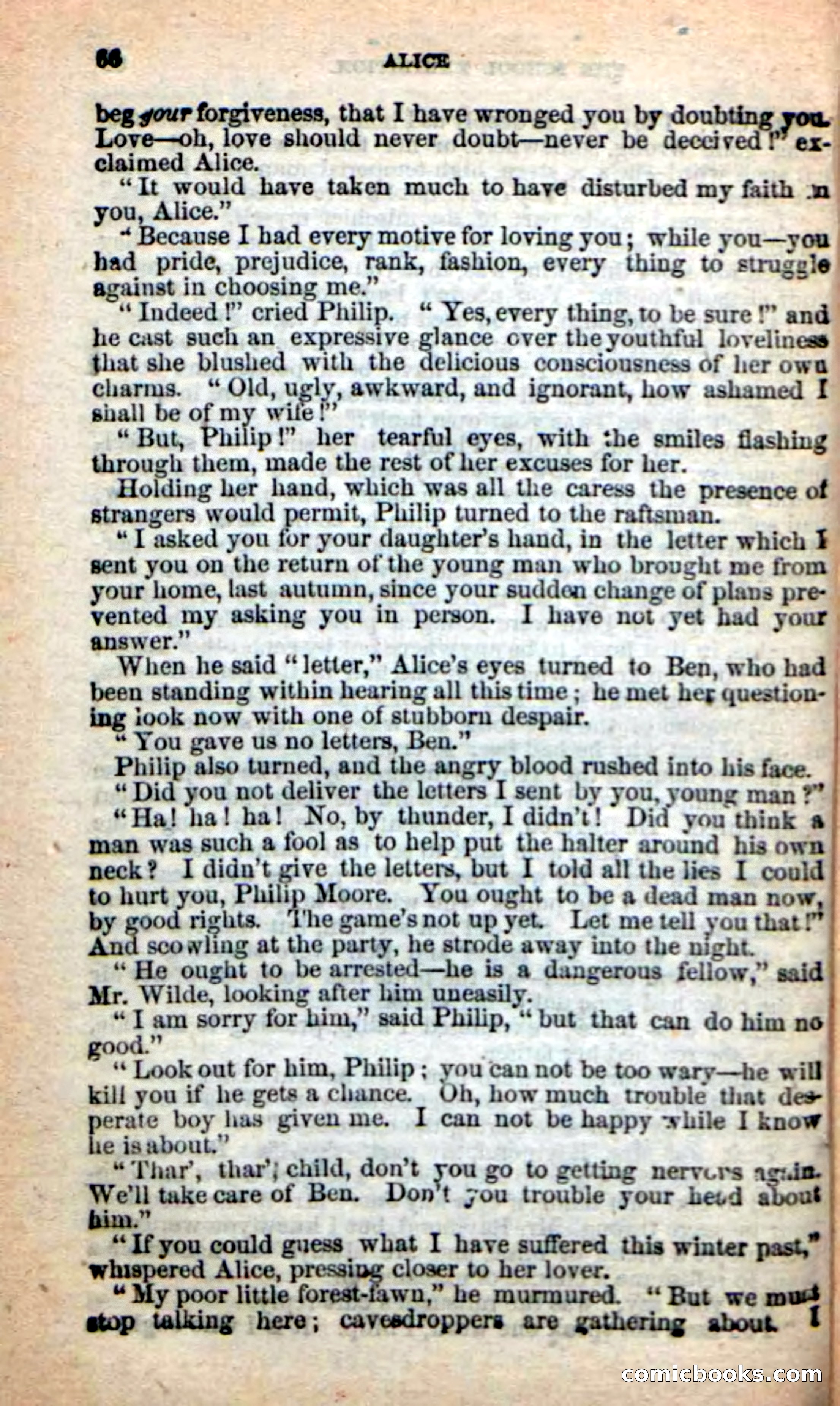 Beadle's New Dime Novels: Alice Wilde — page 62 of 100