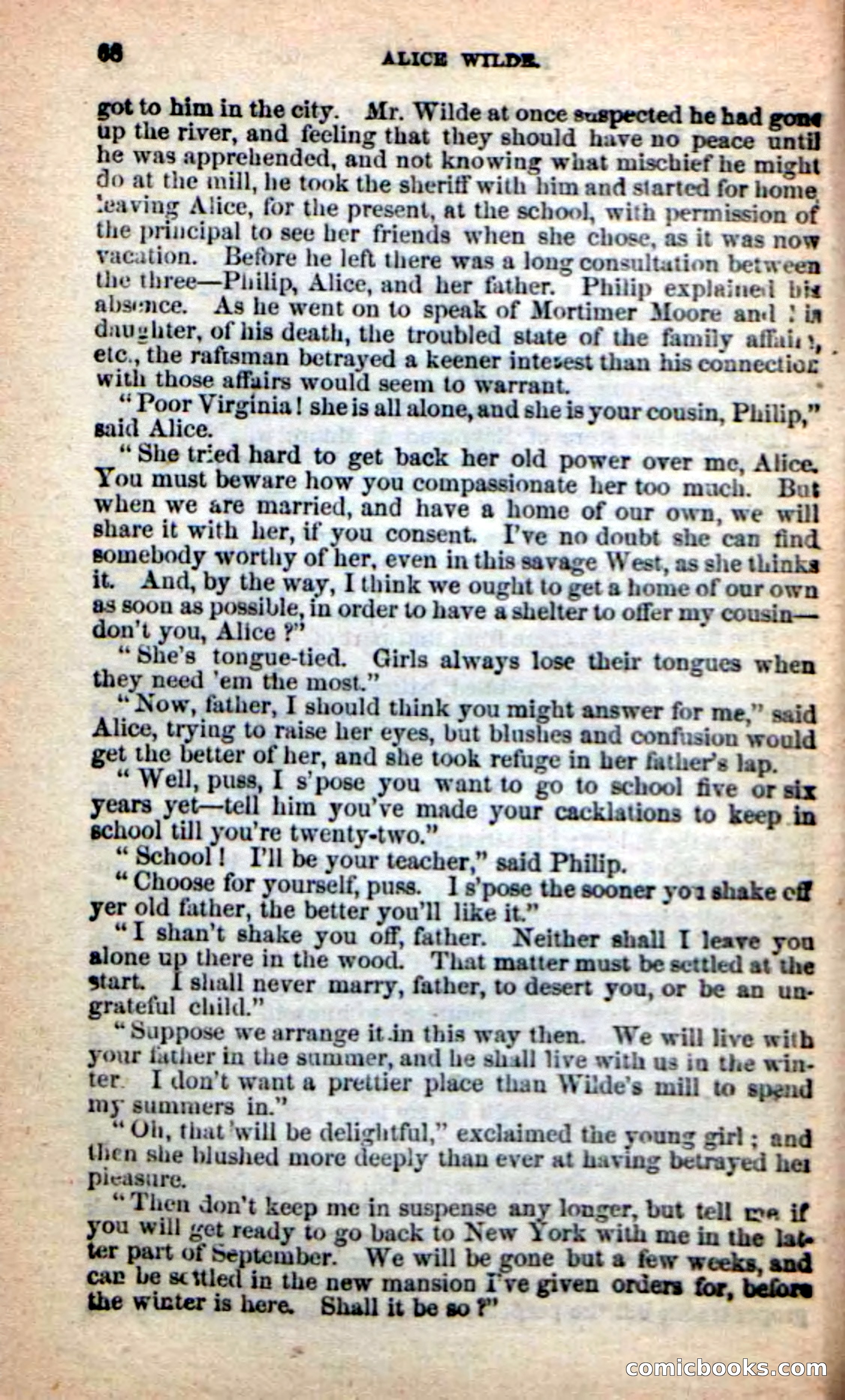 Beadle's New Dime Novels: Alice Wilde — page 64 of 100