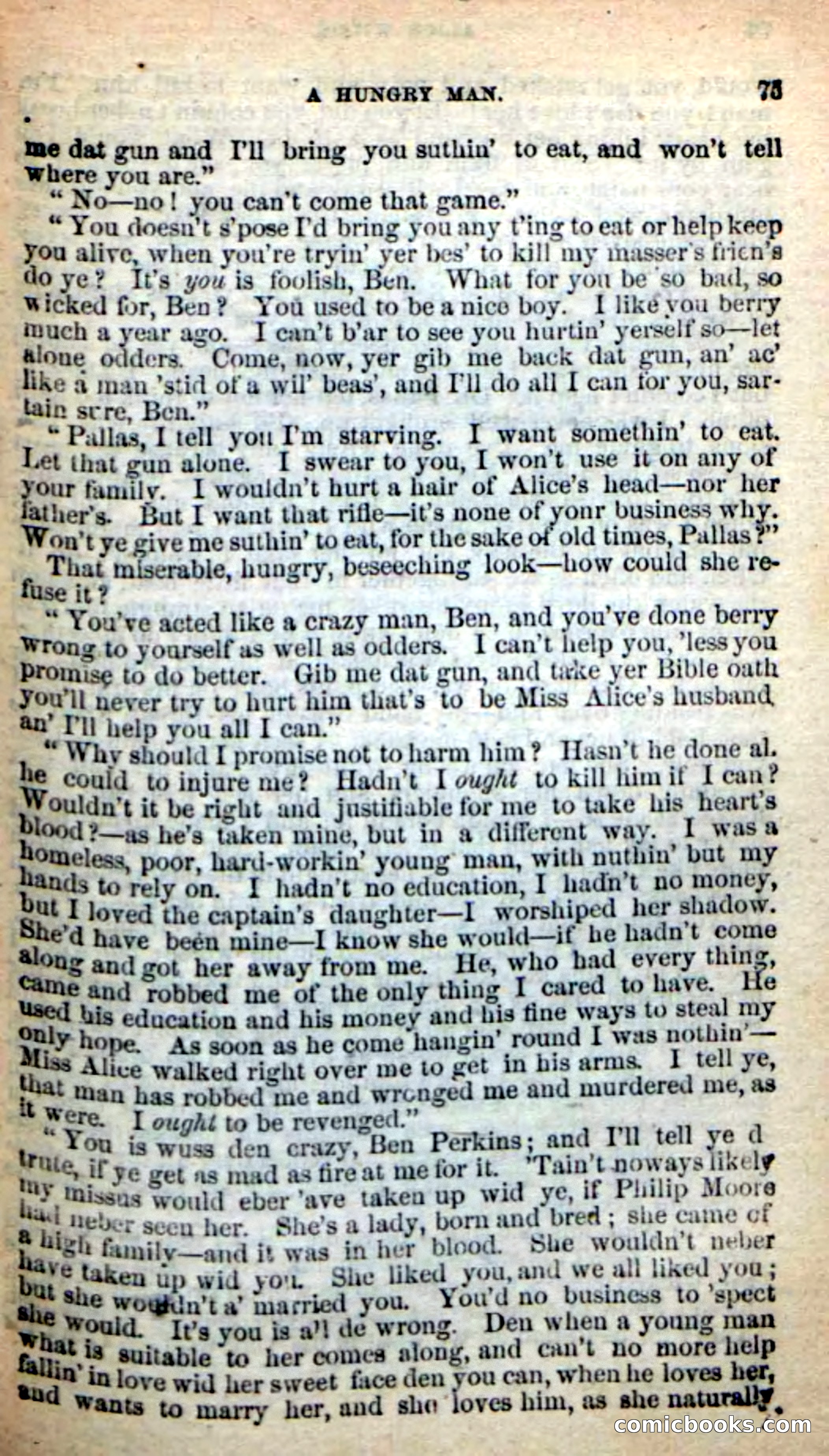 Beadle's New Dime Novels: Alice Wilde — page 71 of 100