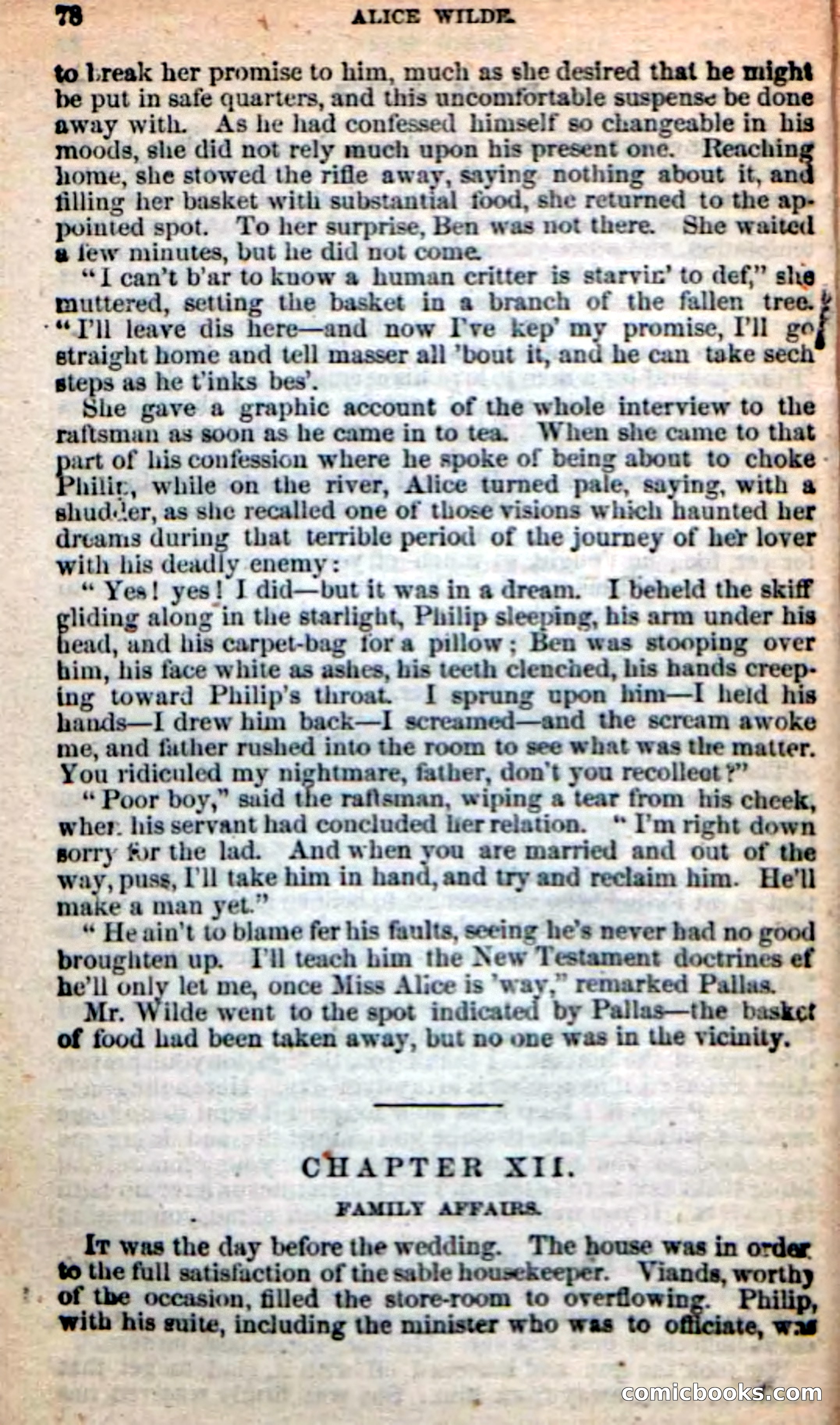 Beadle's New Dime Novels: Alice Wilde — page 74 of 100
