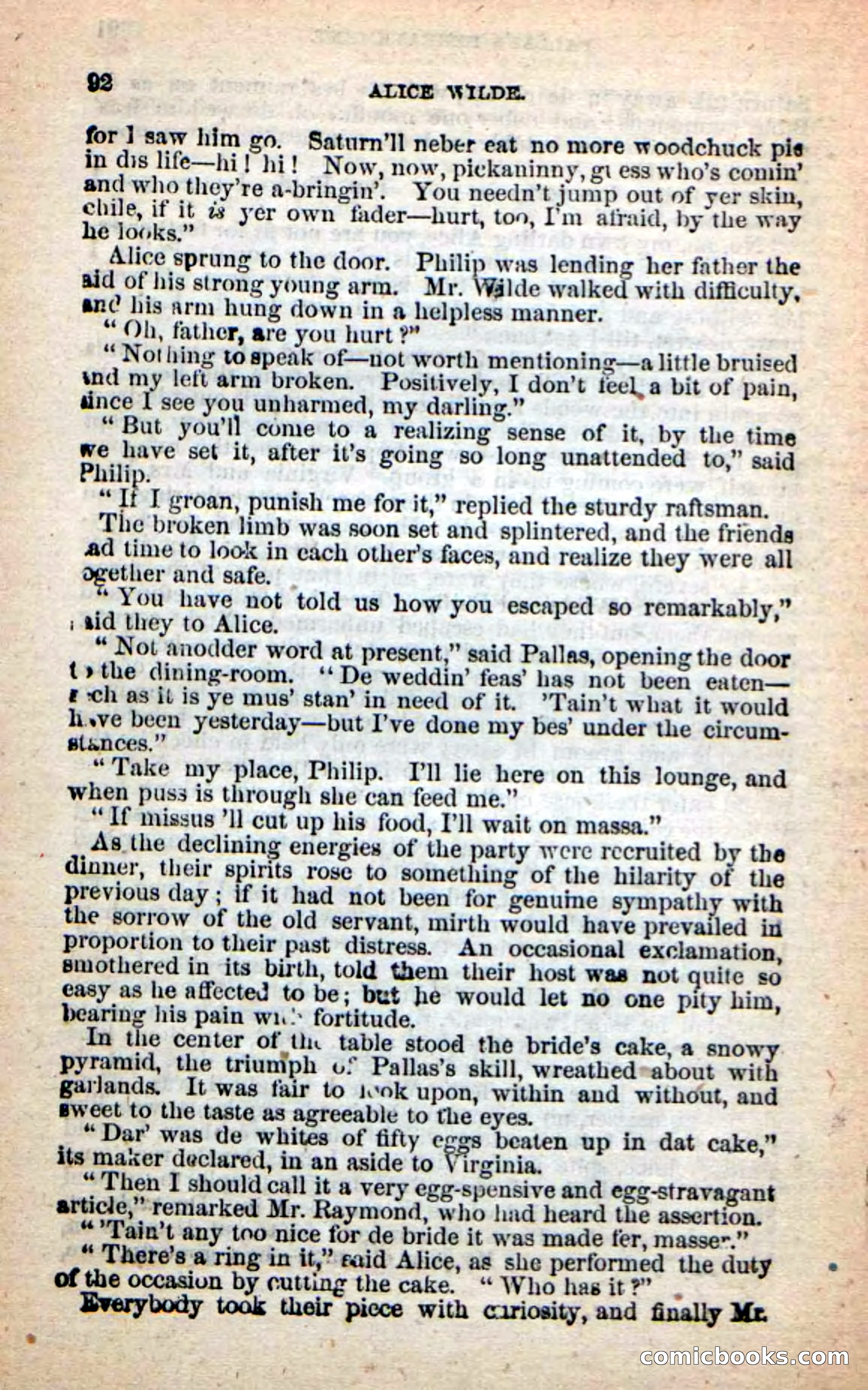 Beadle's New Dime Novels: Alice Wilde — page 88 of 100