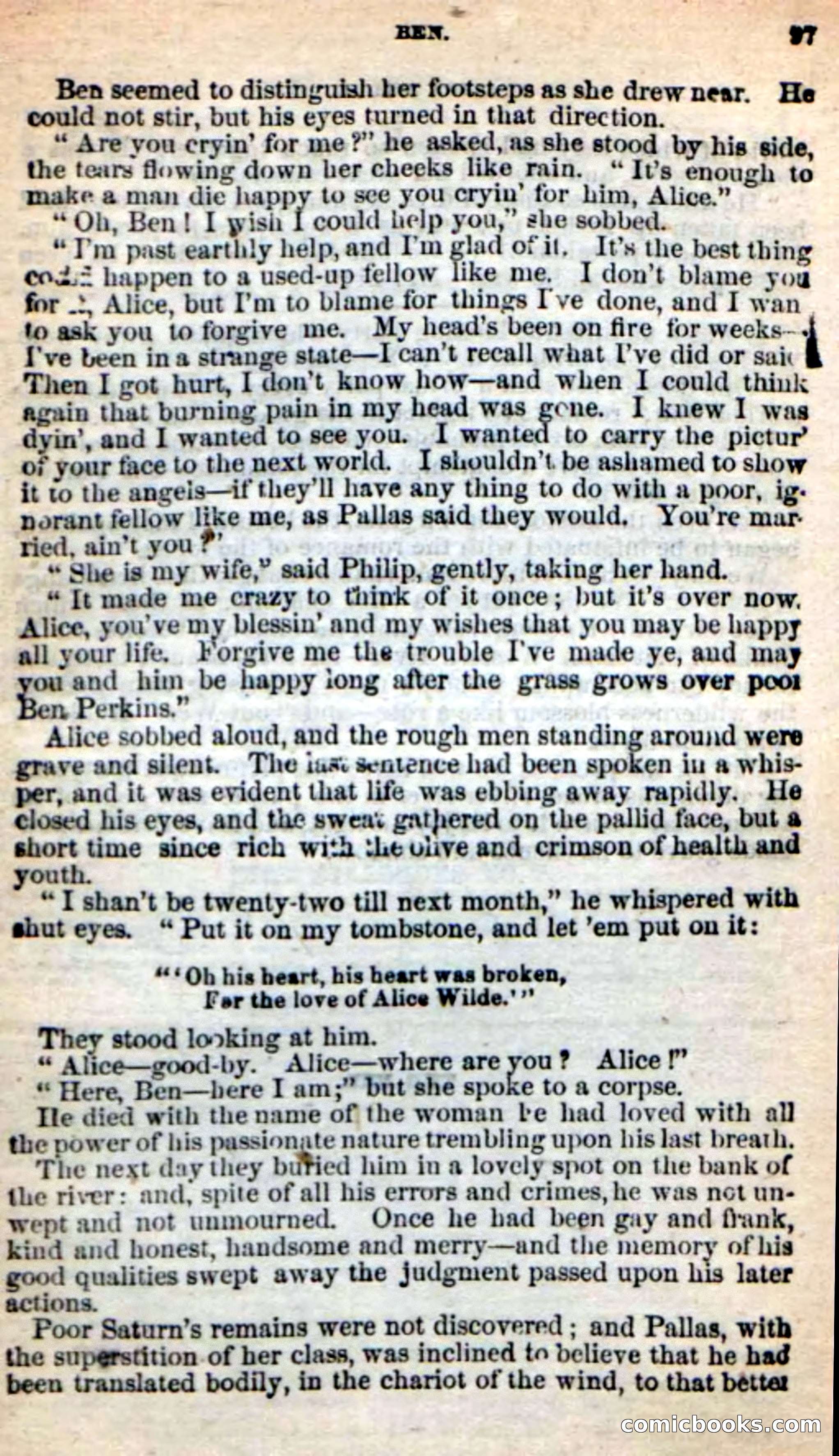 Beadle's New Dime Novels: Alice Wilde — page 93 of 100