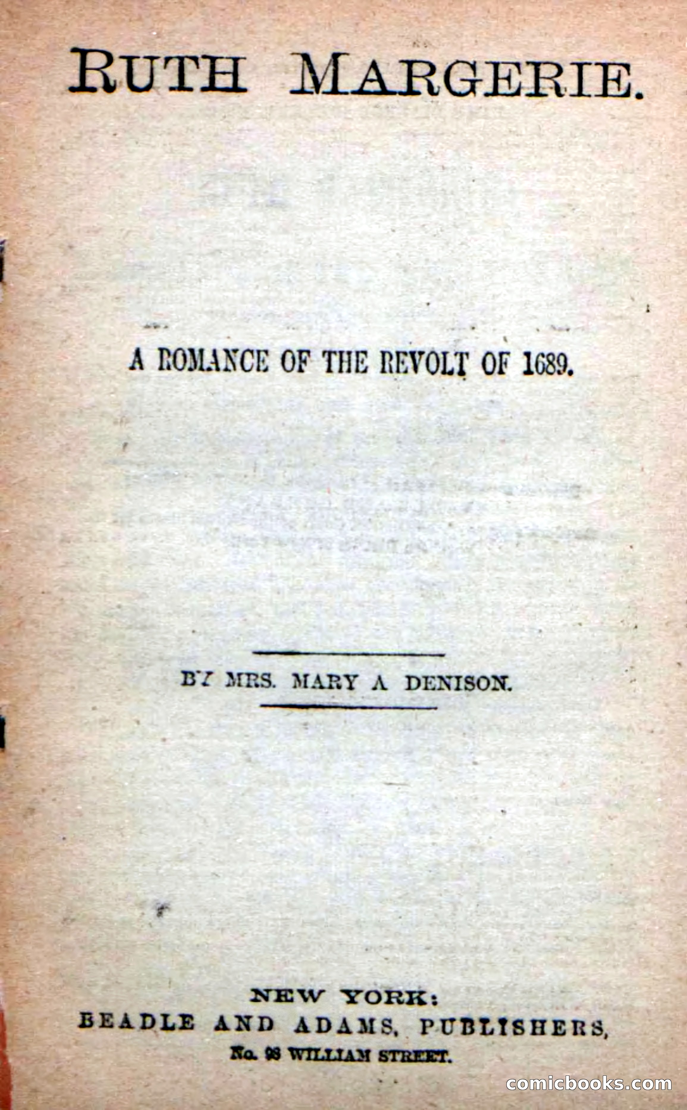 Beadle's New Dime Novels — page 3 of 116