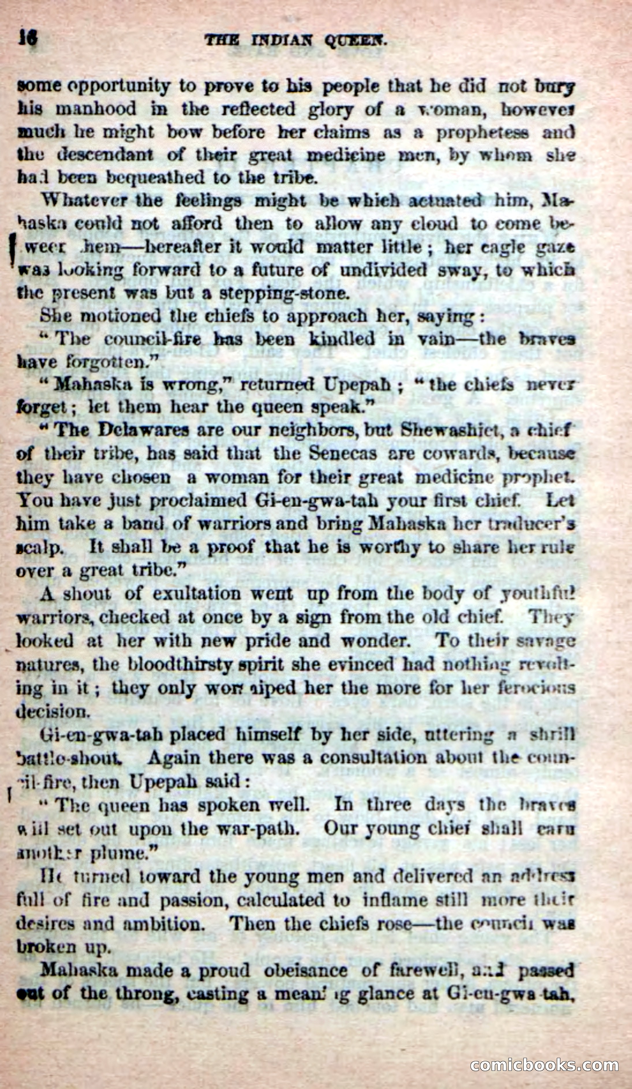 The Indian Queen — page 16 of 116