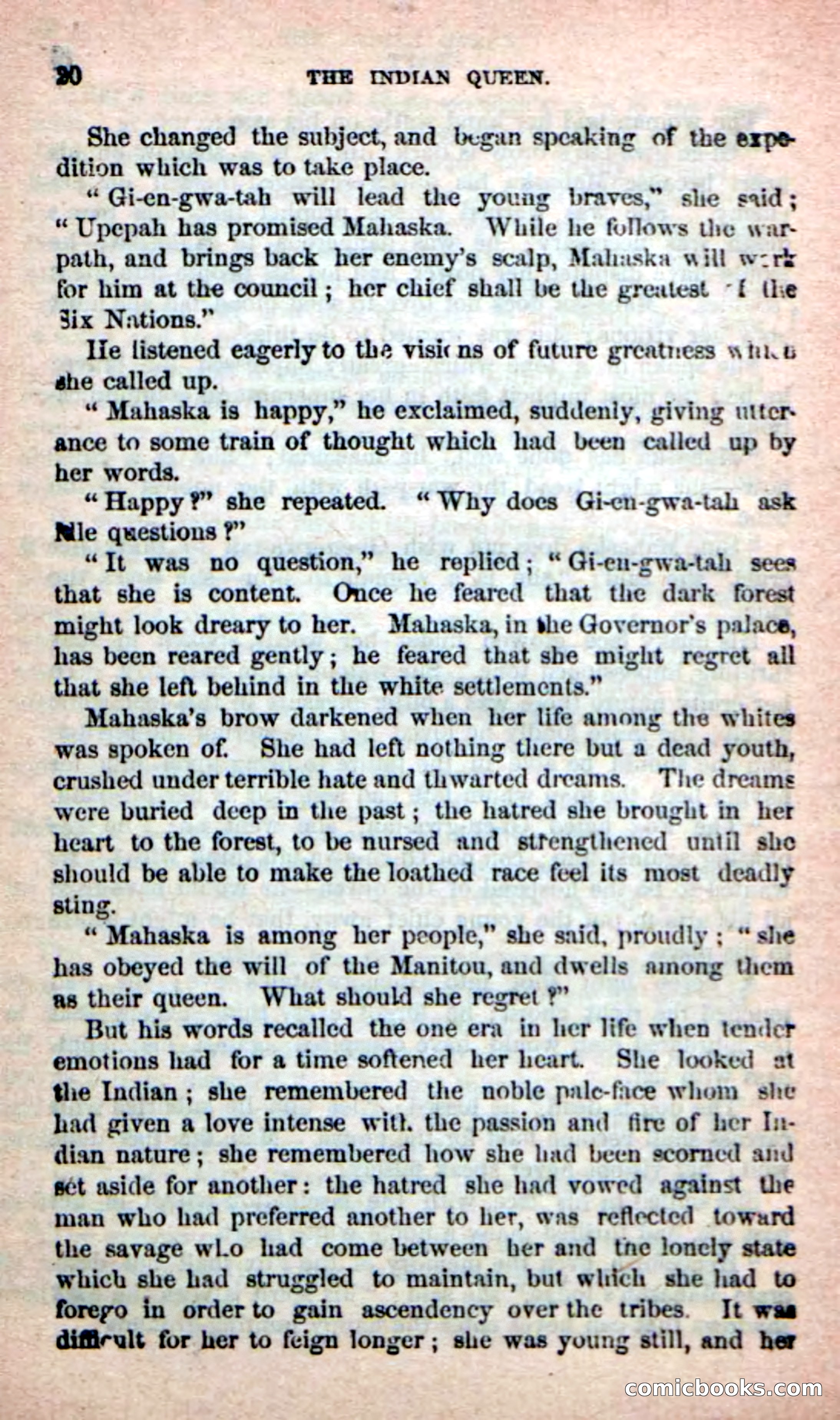 The Indian Queen — page 20 of 116