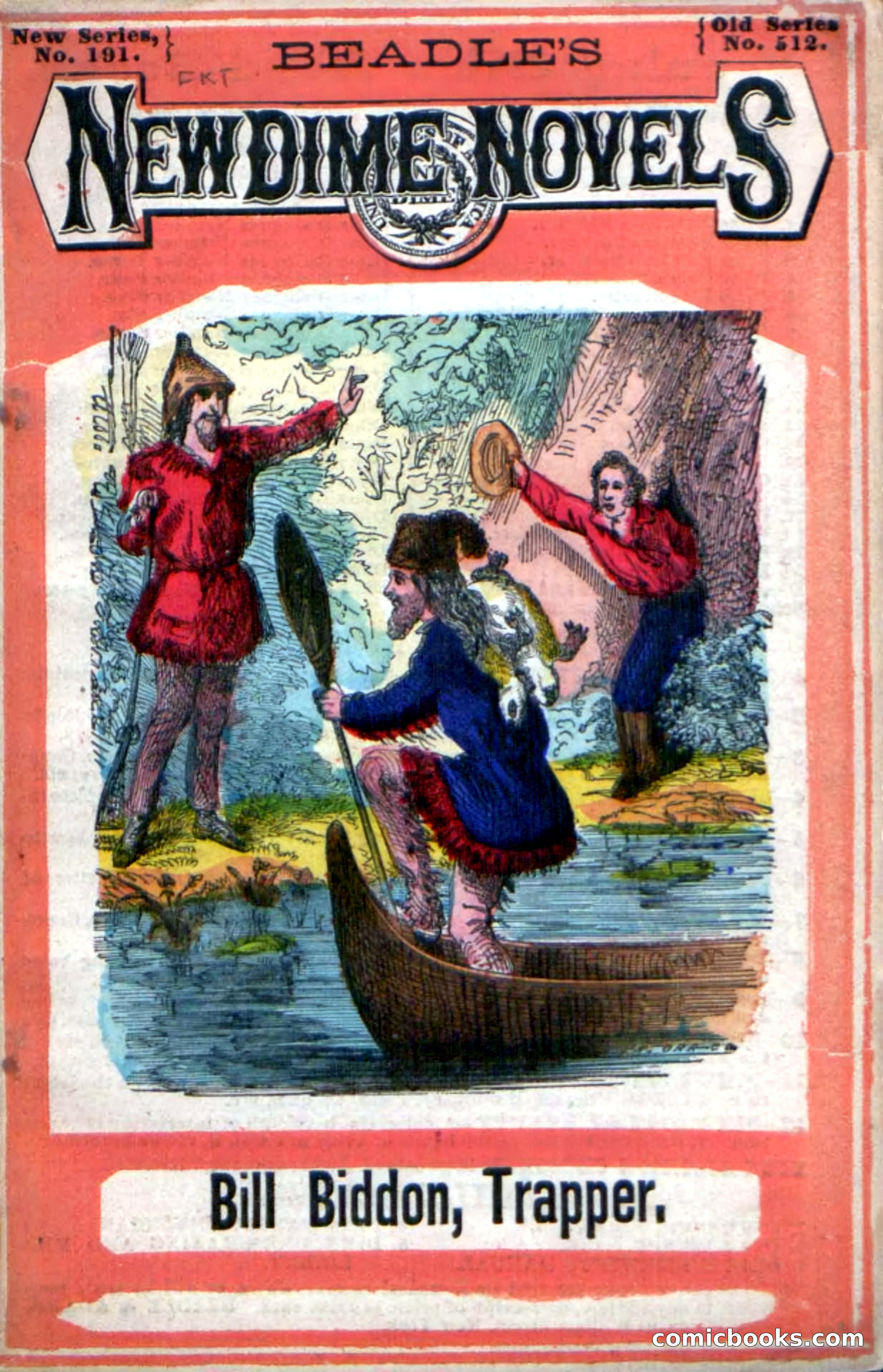 Beadle's New Dime Novels: Bill Biddon, Trapper