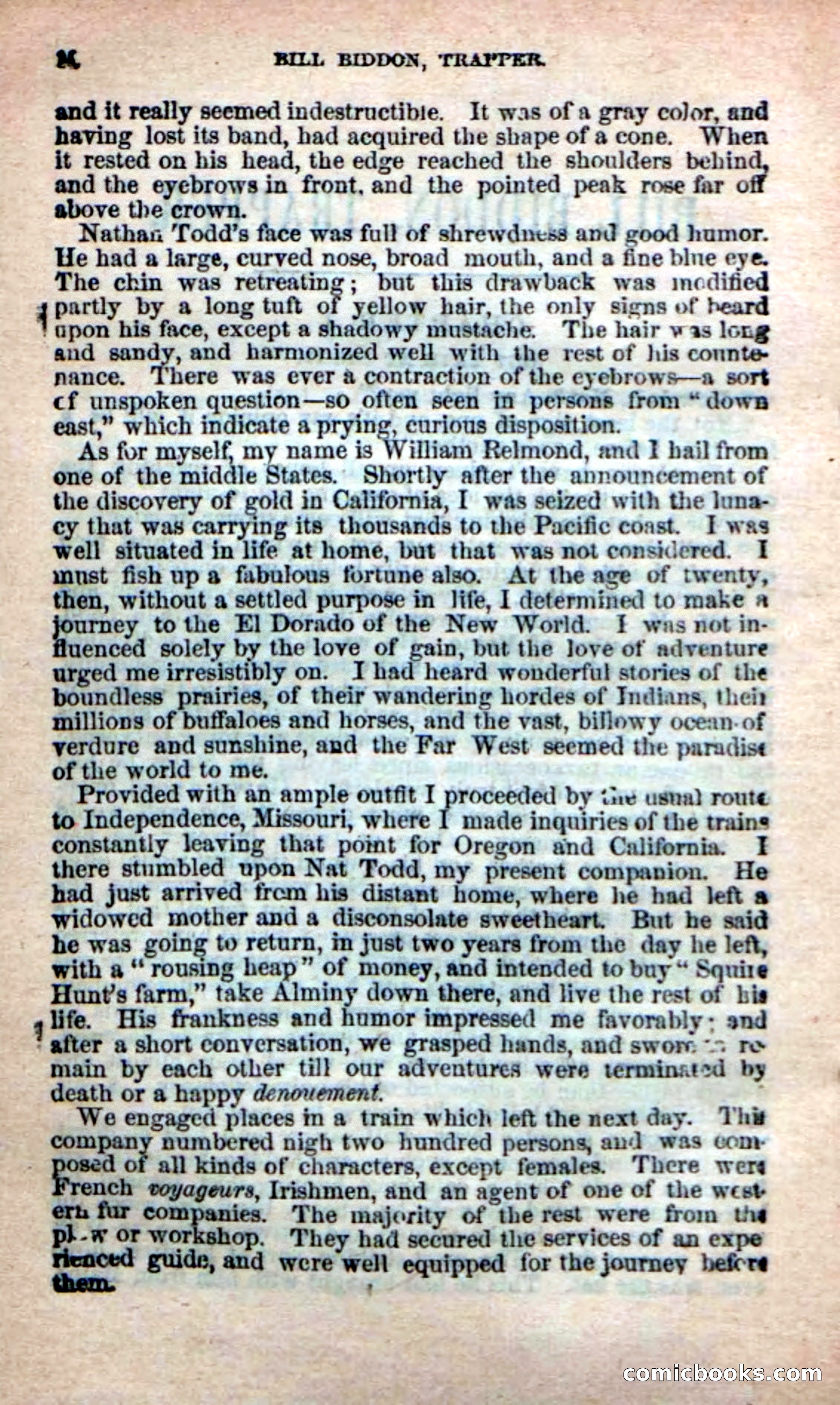Beadle's New Dime Novels: Bill Biddon, Trapper — page 6 of 100