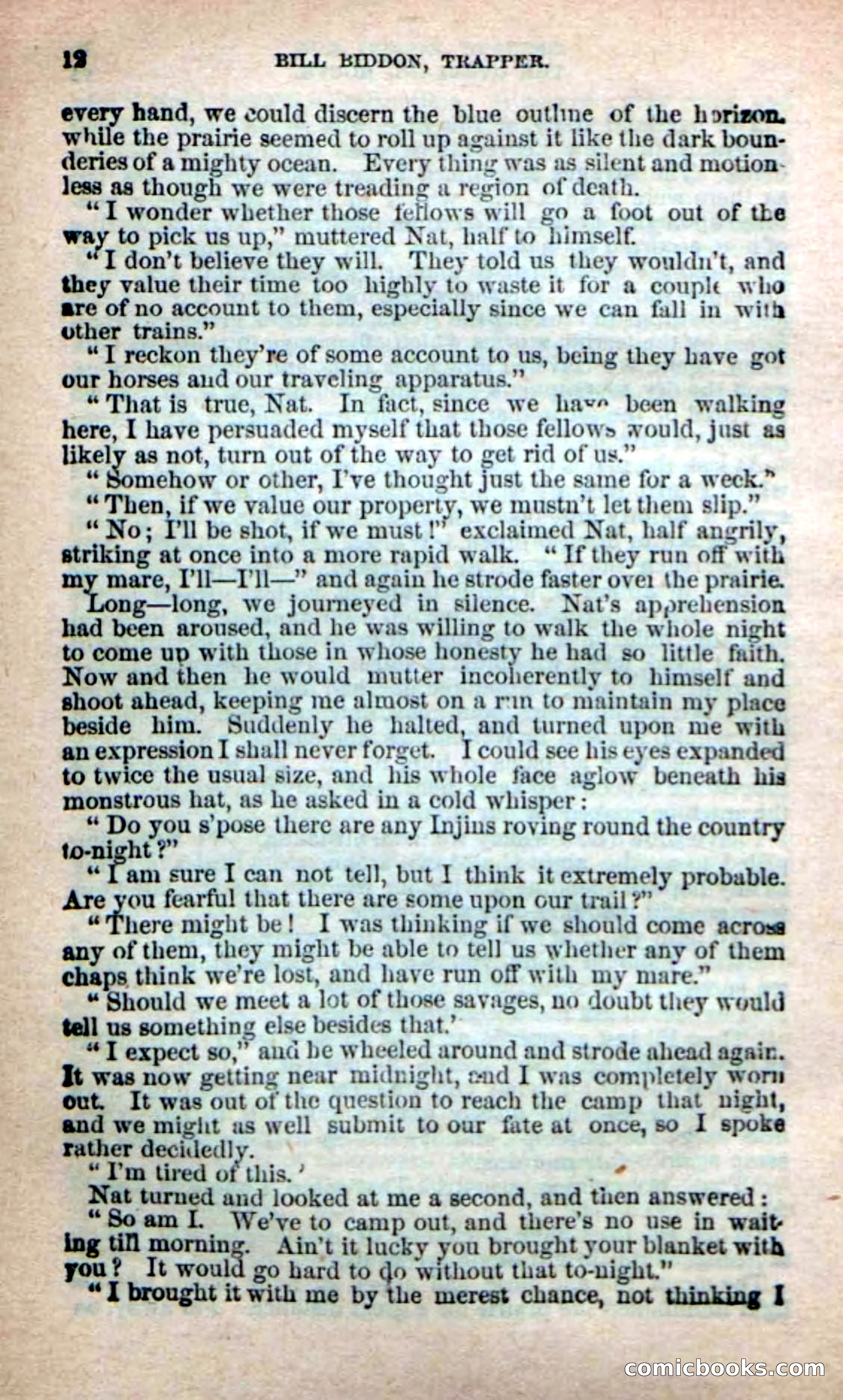 Beadle's New Dime Novels: Bill Biddon, Trapper — page 8 of 100