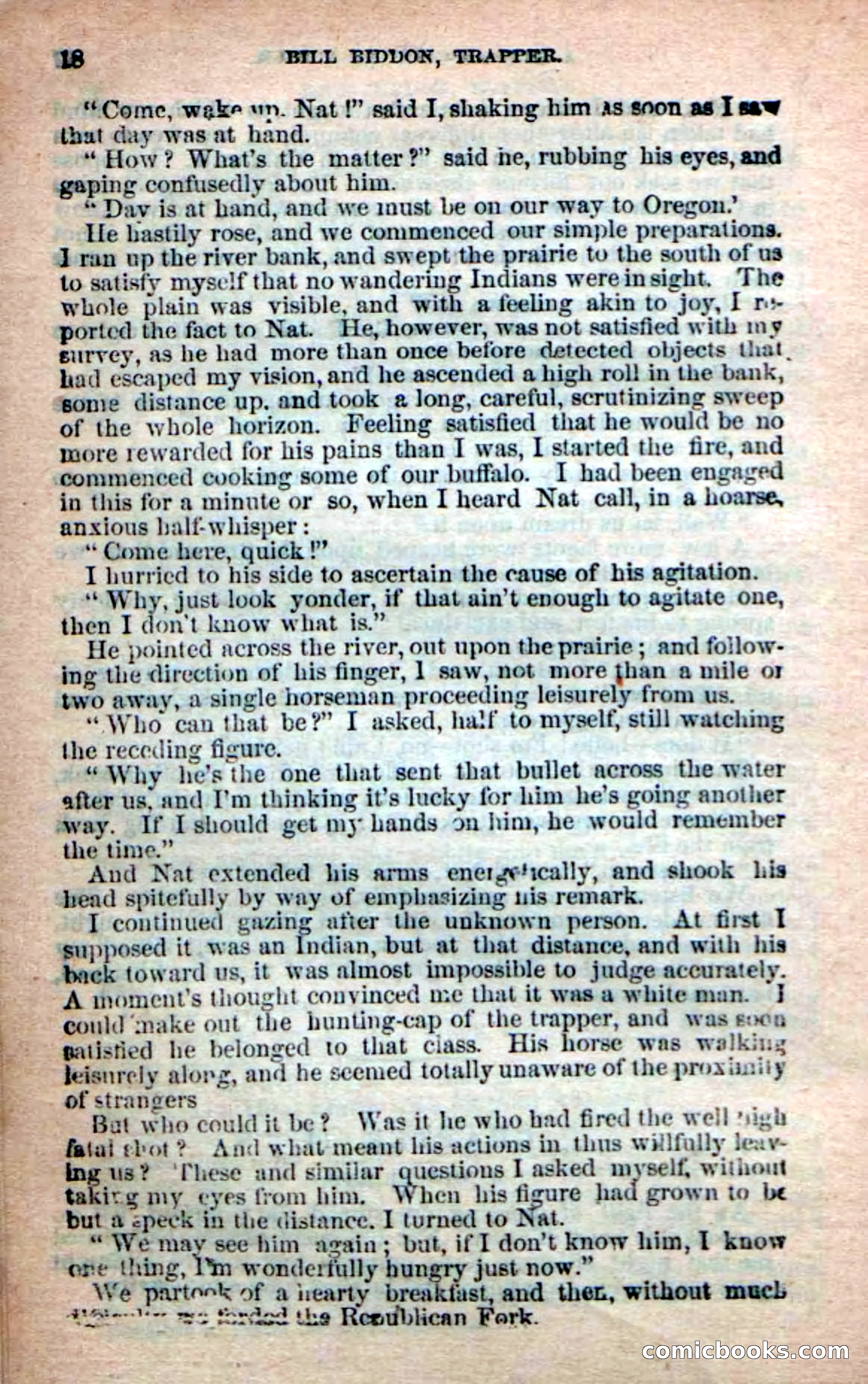 Beadle's New Dime Novels: Bill Biddon, Trapper — page 14 of 100