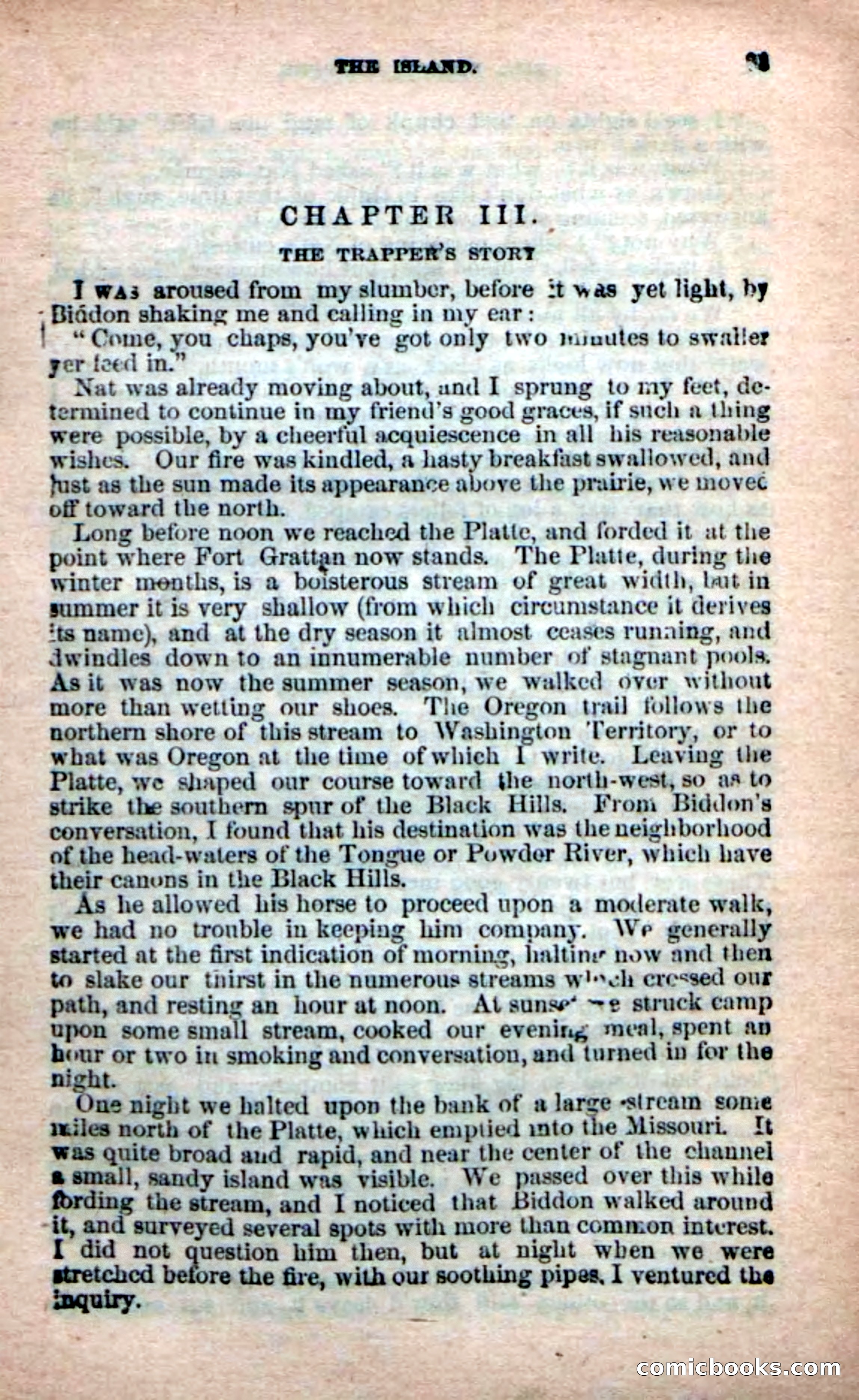 Beadle's New Dime Novels: Bill Biddon, Trapper — page 19 of 100