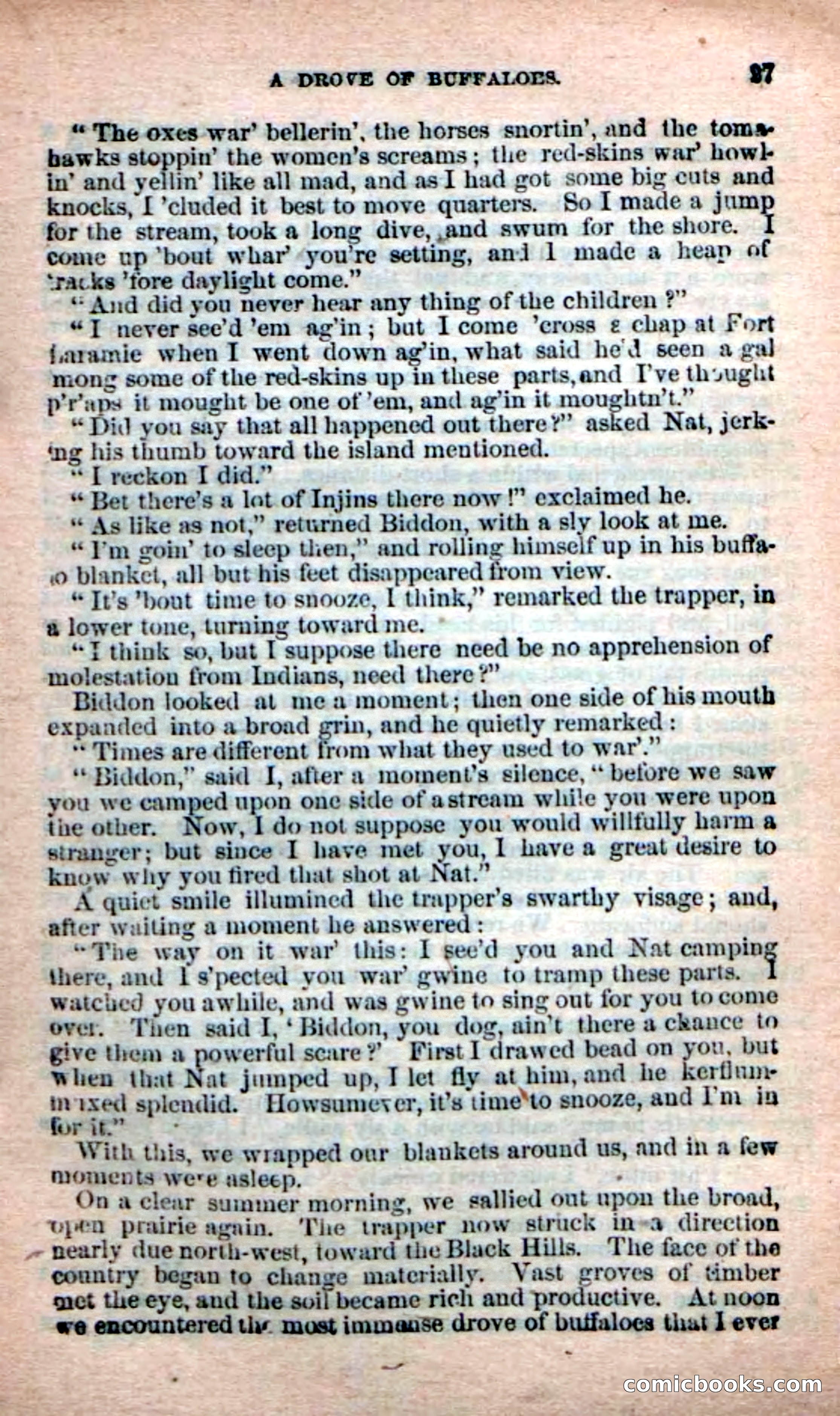 Beadle's New Dime Novels: Bill Biddon, Trapper — page 23 of 100