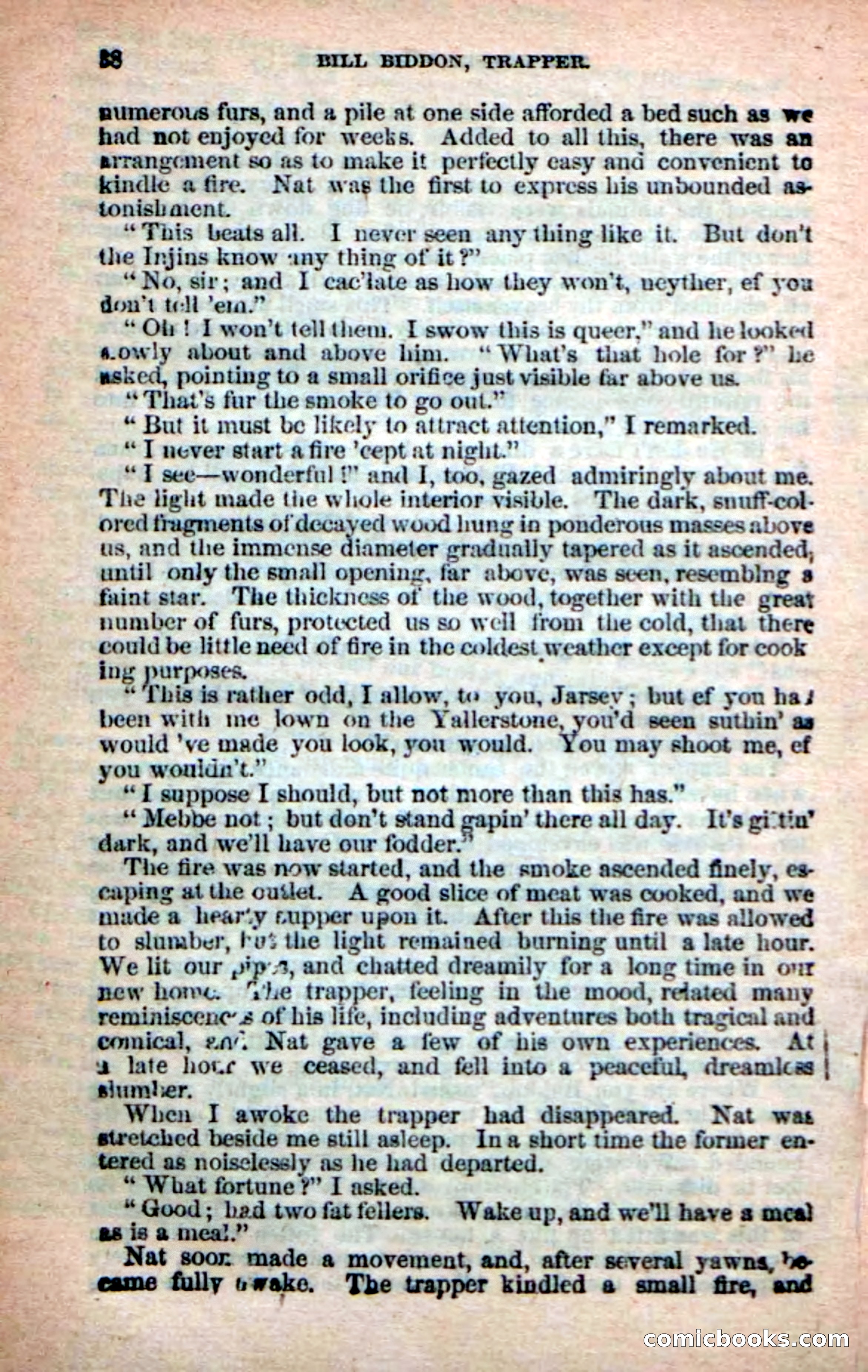 Beadle's New Dime Novels: Bill Biddon, Trapper — page 34 of 100