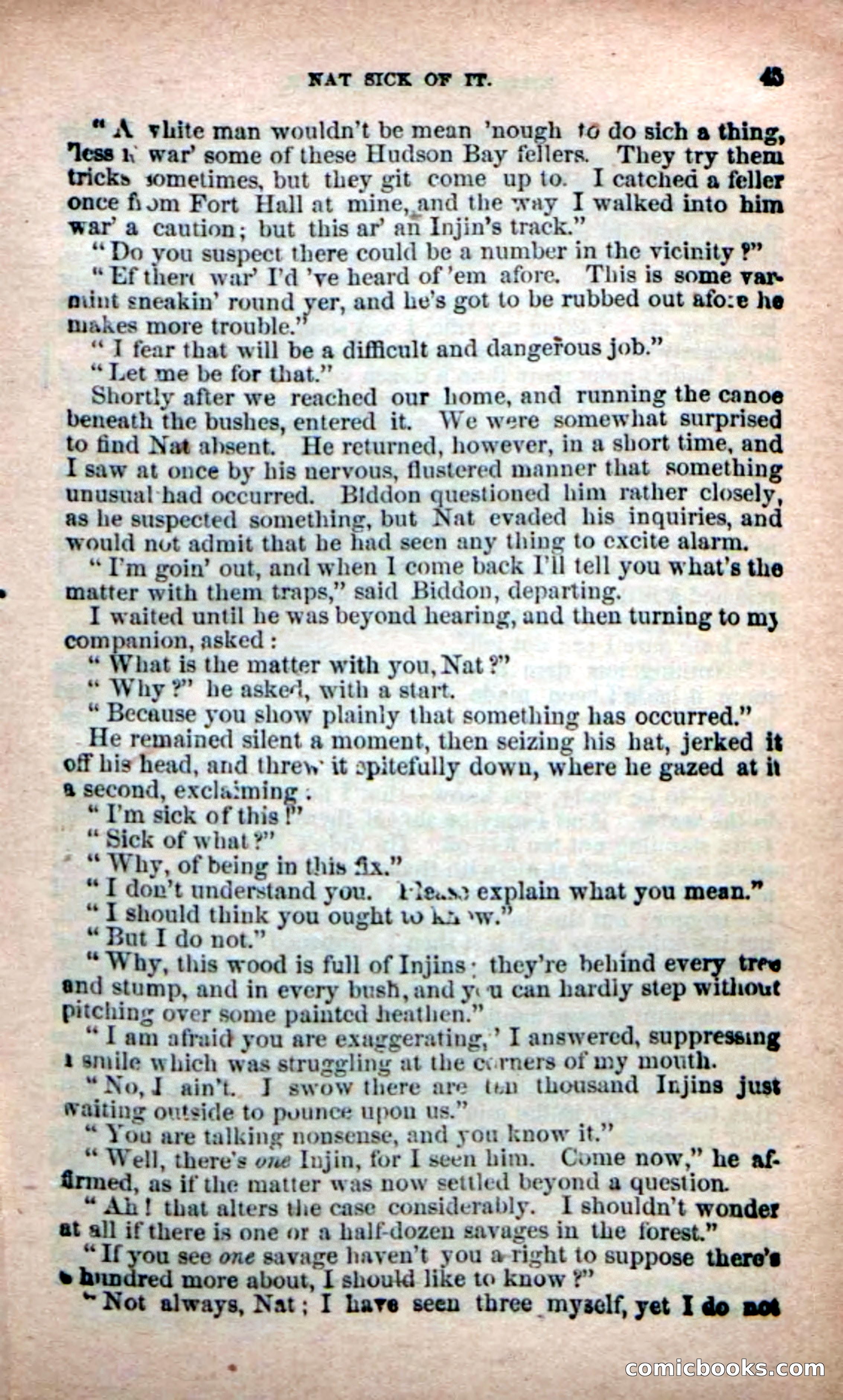Beadle's New Dime Novels: Bill Biddon, Trapper — page 41 of 100