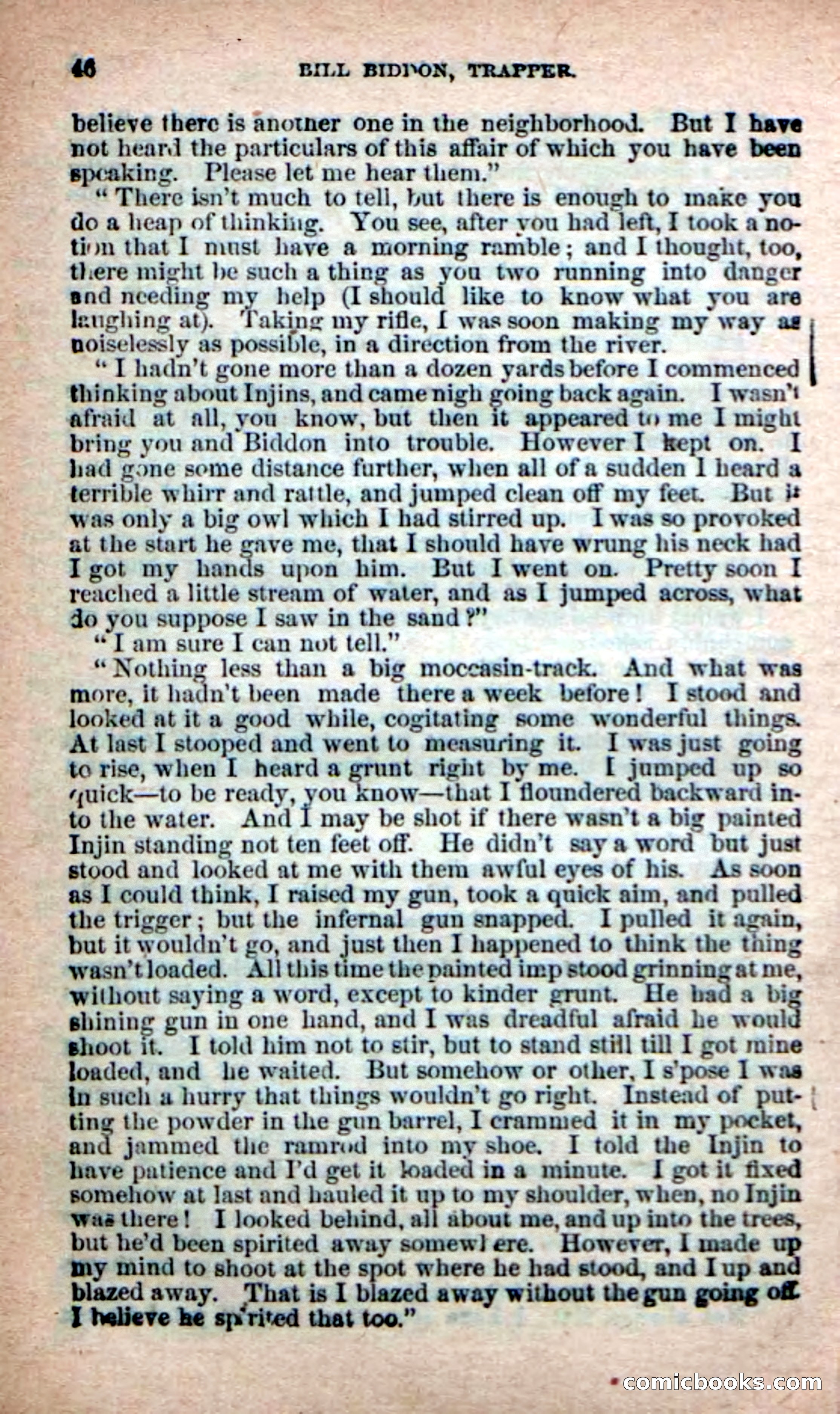 Beadle's New Dime Novels: Bill Biddon, Trapper — page 42 of 100