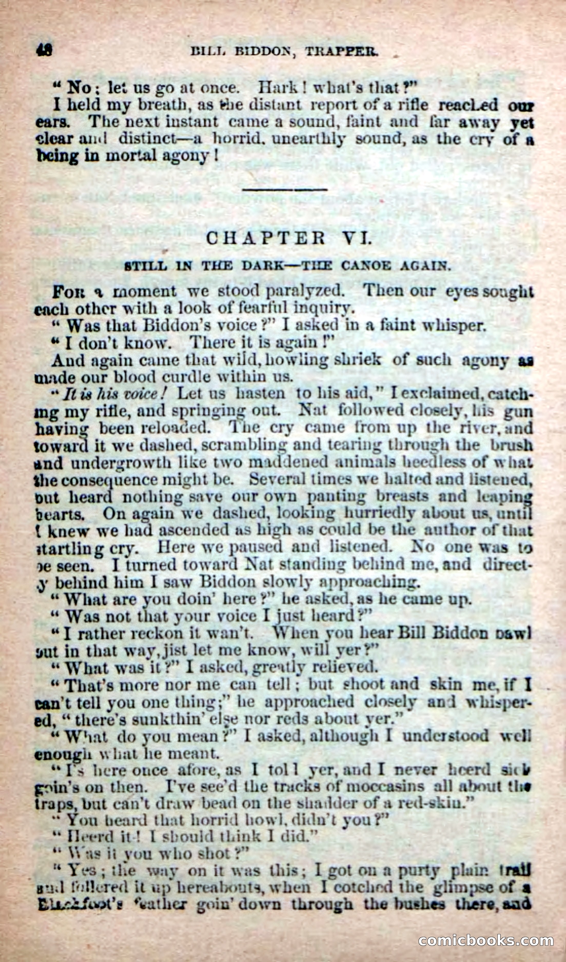 Beadle's New Dime Novels: Bill Biddon, Trapper — page 44 of 100