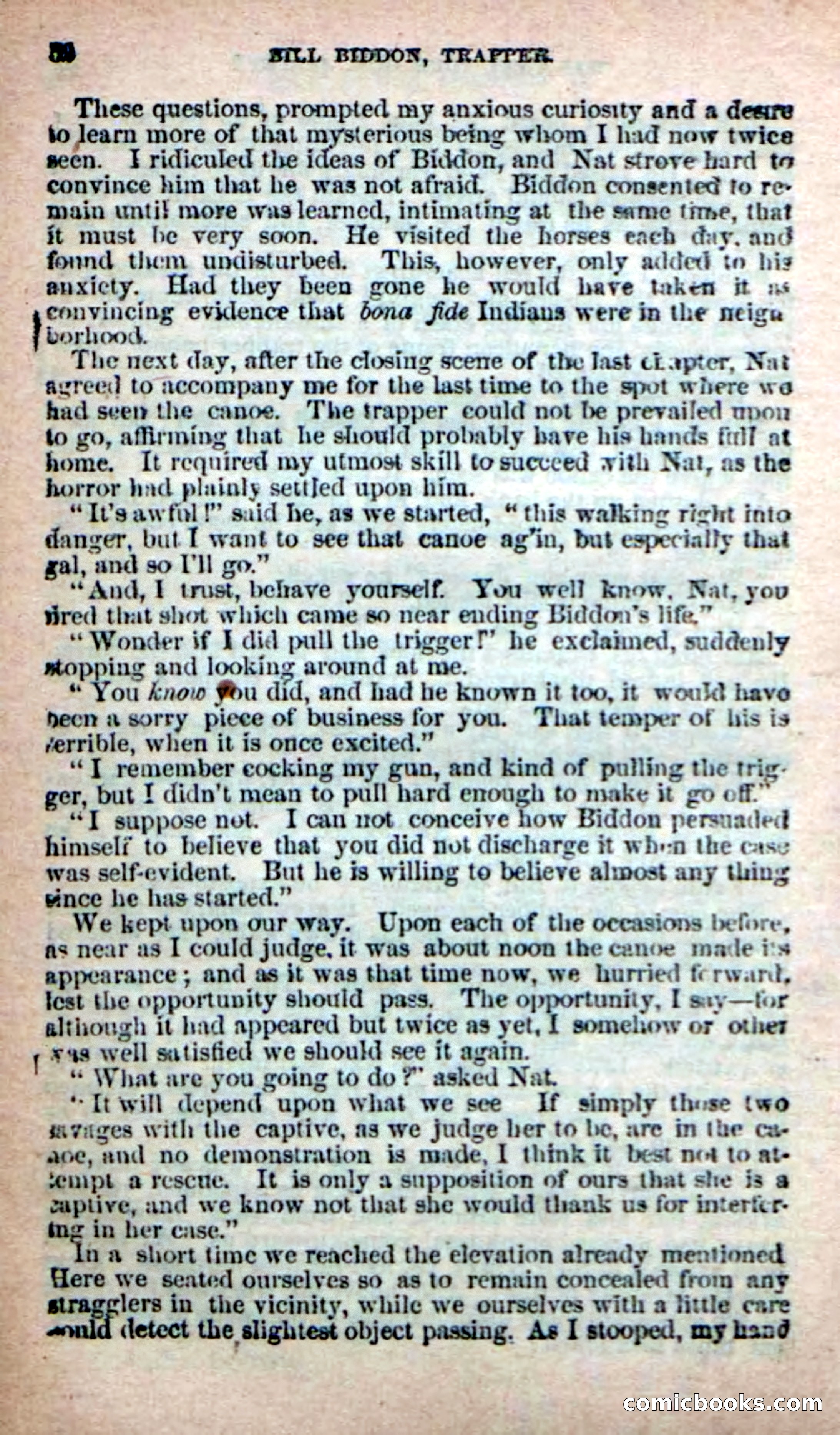 Beadle's New Dime Novels: Bill Biddon, Trapper — page 48 of 100