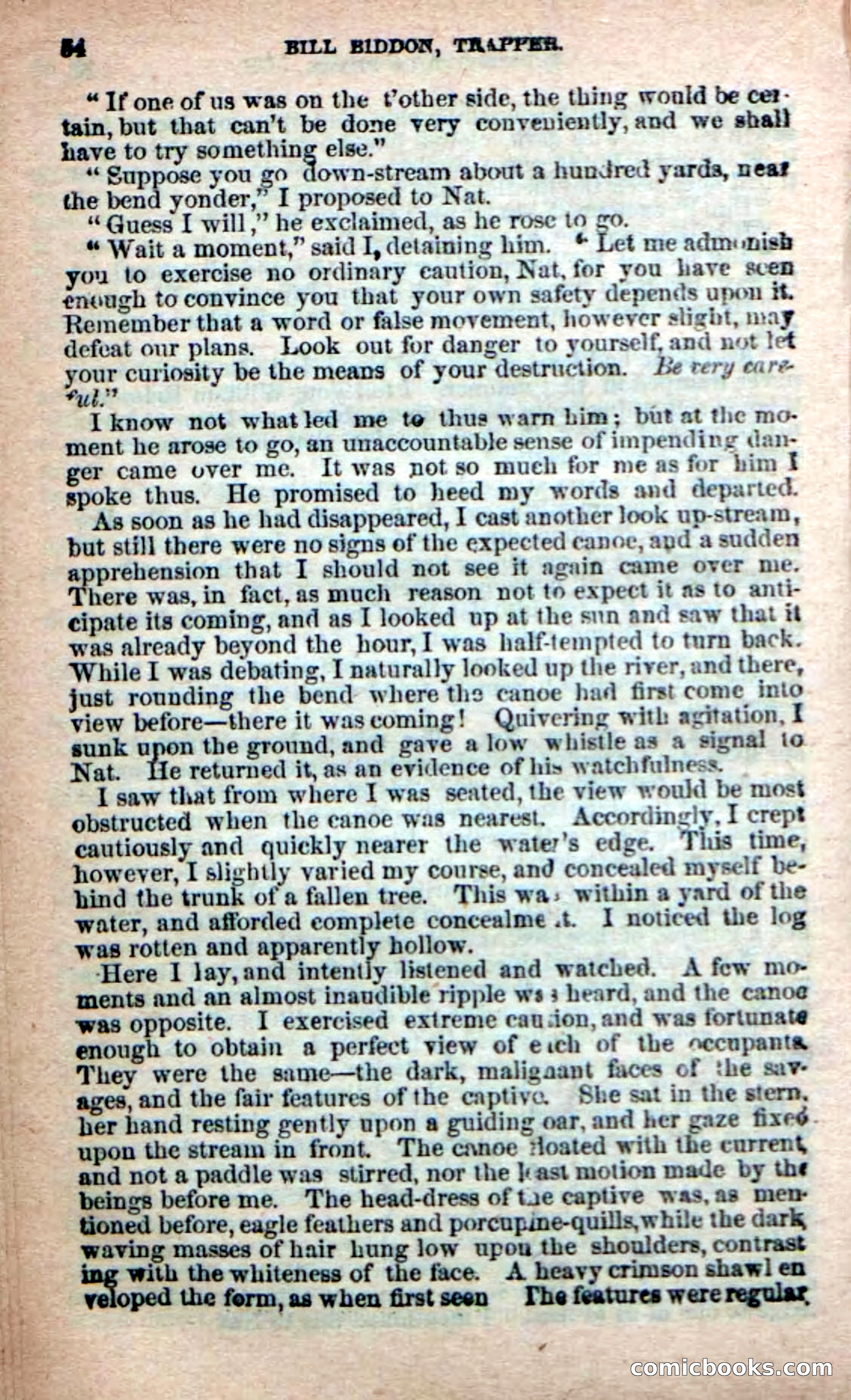 Beadle's New Dime Novels: Bill Biddon, Trapper — page 50 of 100