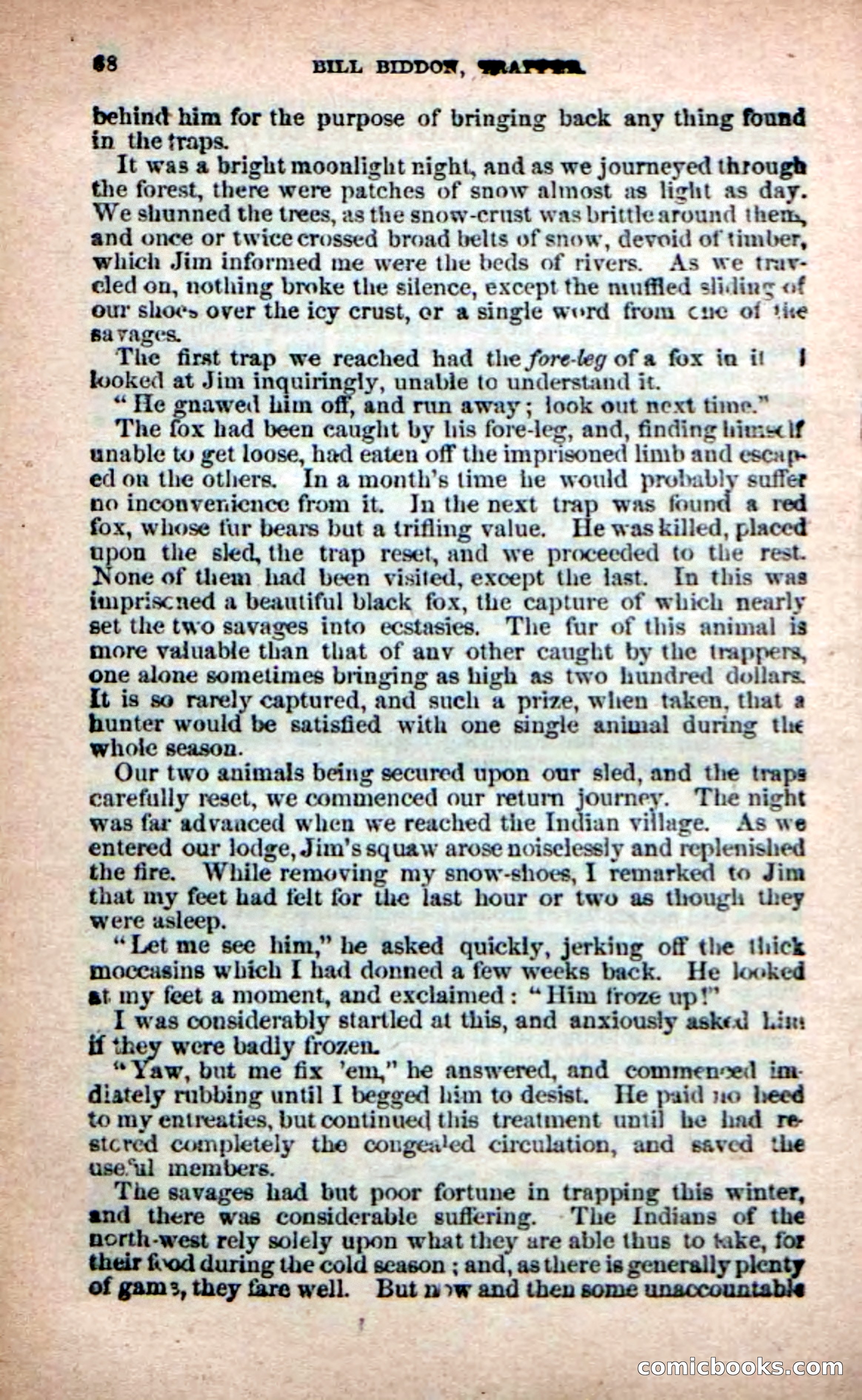 Beadle's New Dime Novels: Bill Biddon, Trapper — page 64 of 100
