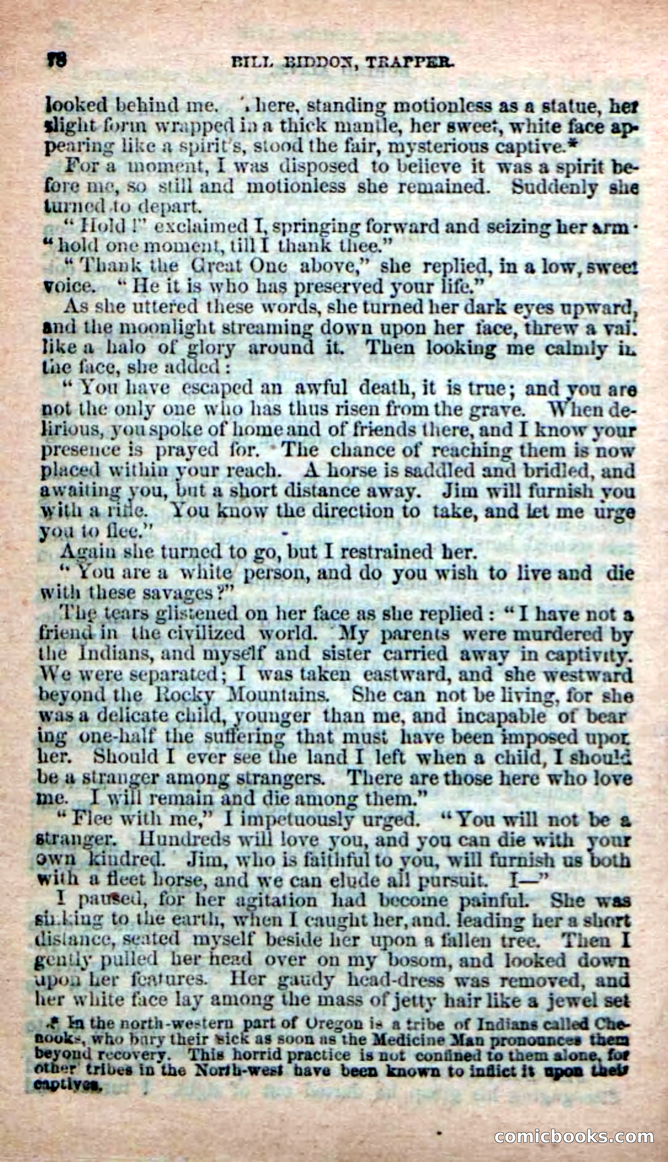 Beadle's New Dime Novels: Bill Biddon, Trapper — page 74 of 100