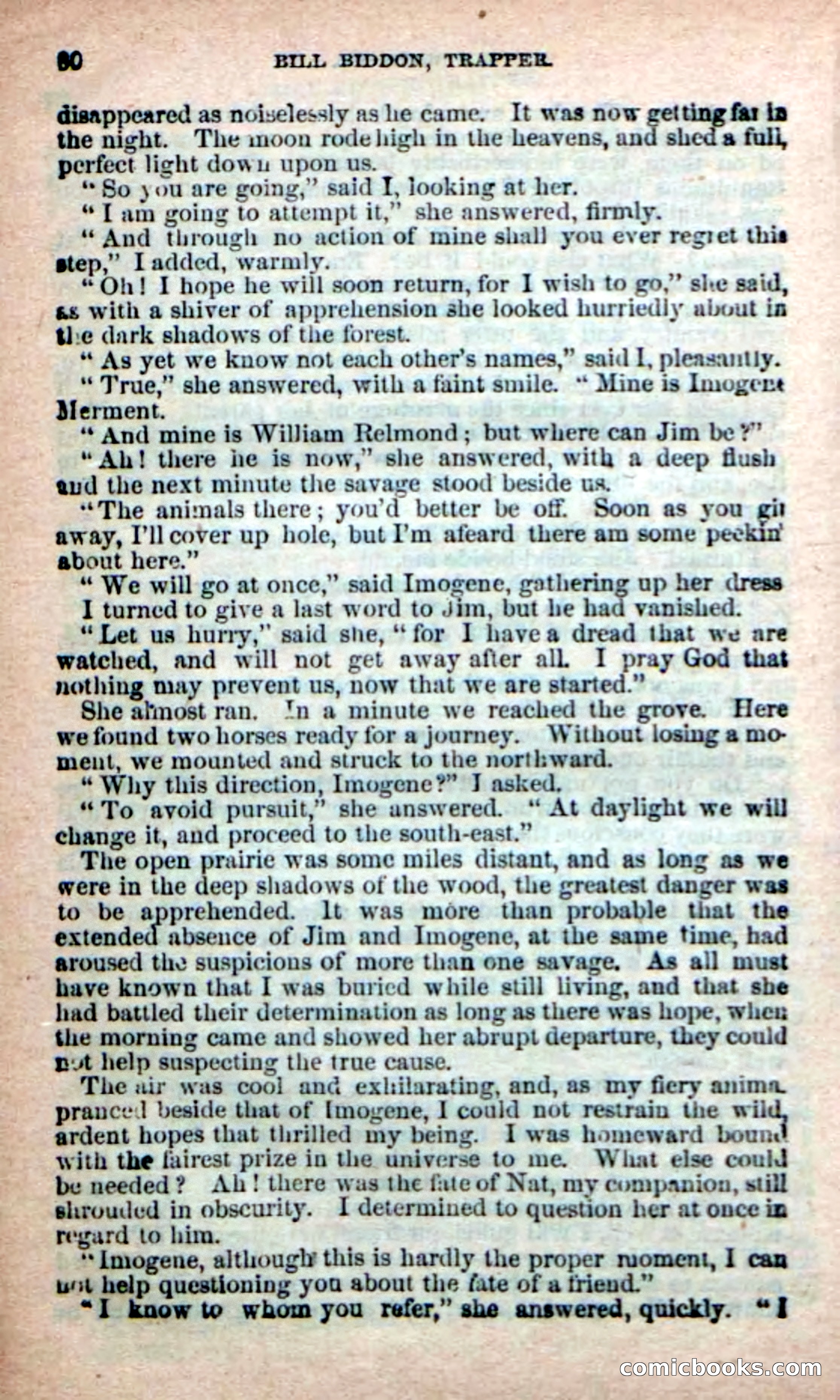 Beadle's New Dime Novels: Bill Biddon, Trapper — page 76 of 100