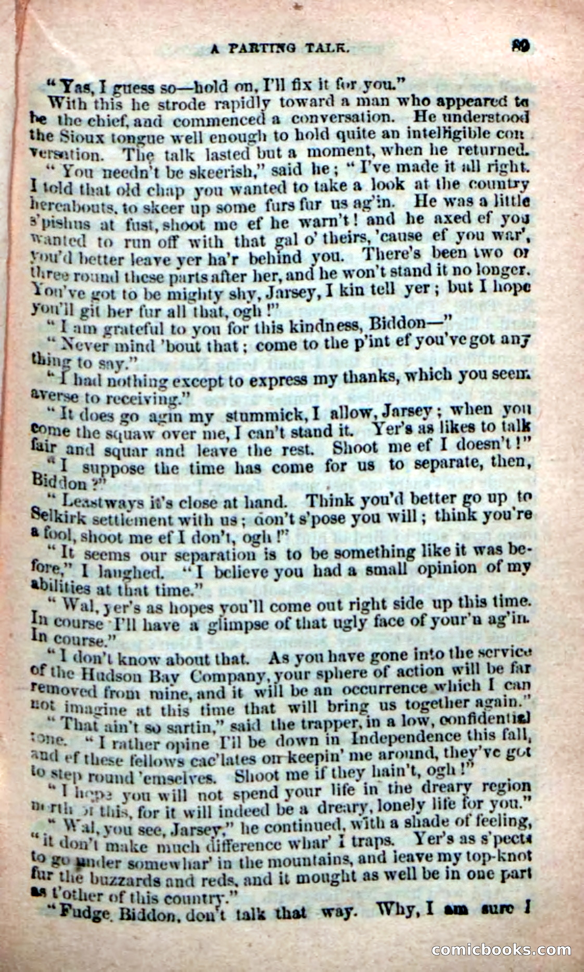 Beadle's New Dime Novels: Bill Biddon, Trapper — page 85 of 100