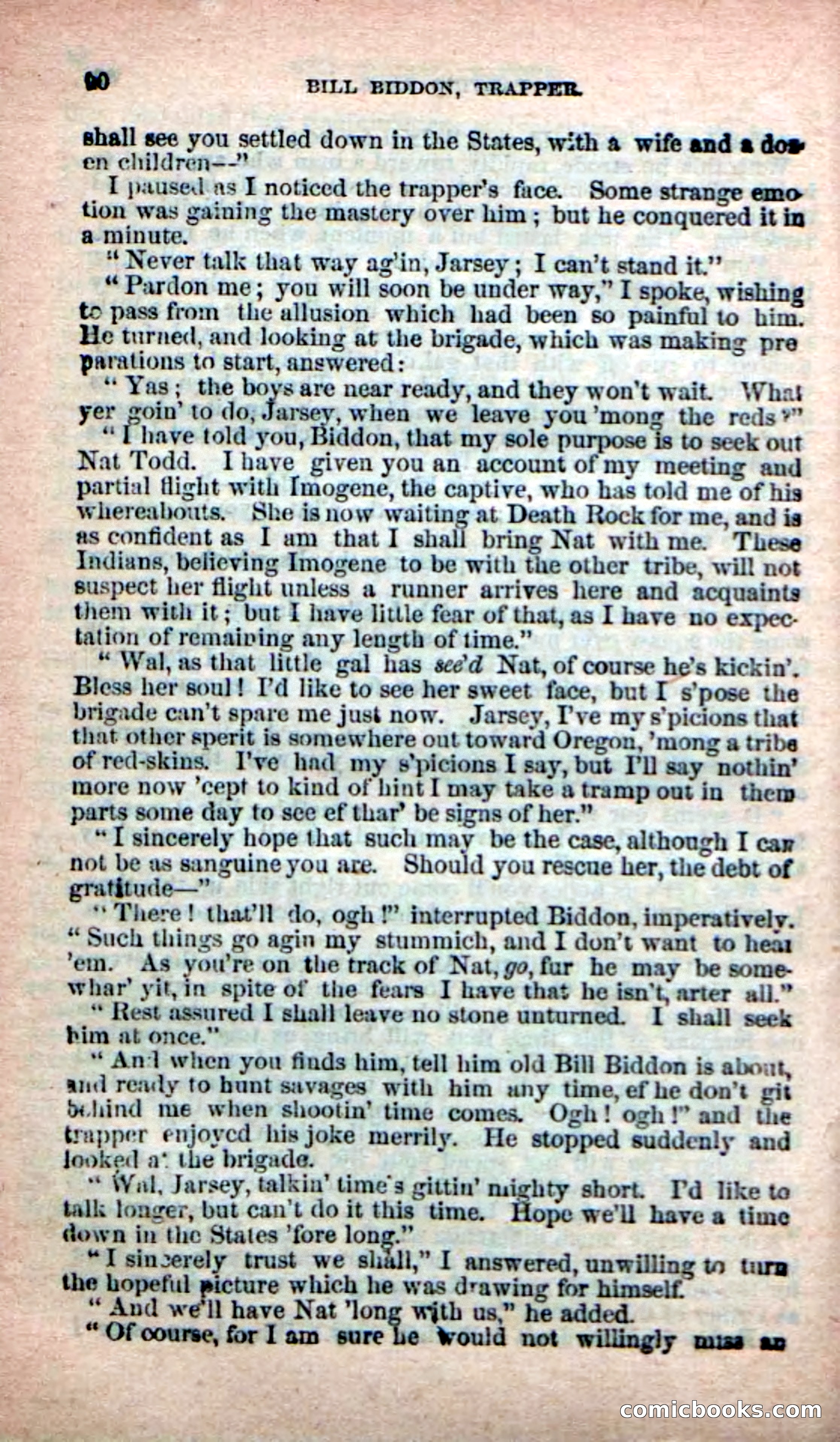 Beadle's New Dime Novels: Bill Biddon, Trapper — page 86 of 100