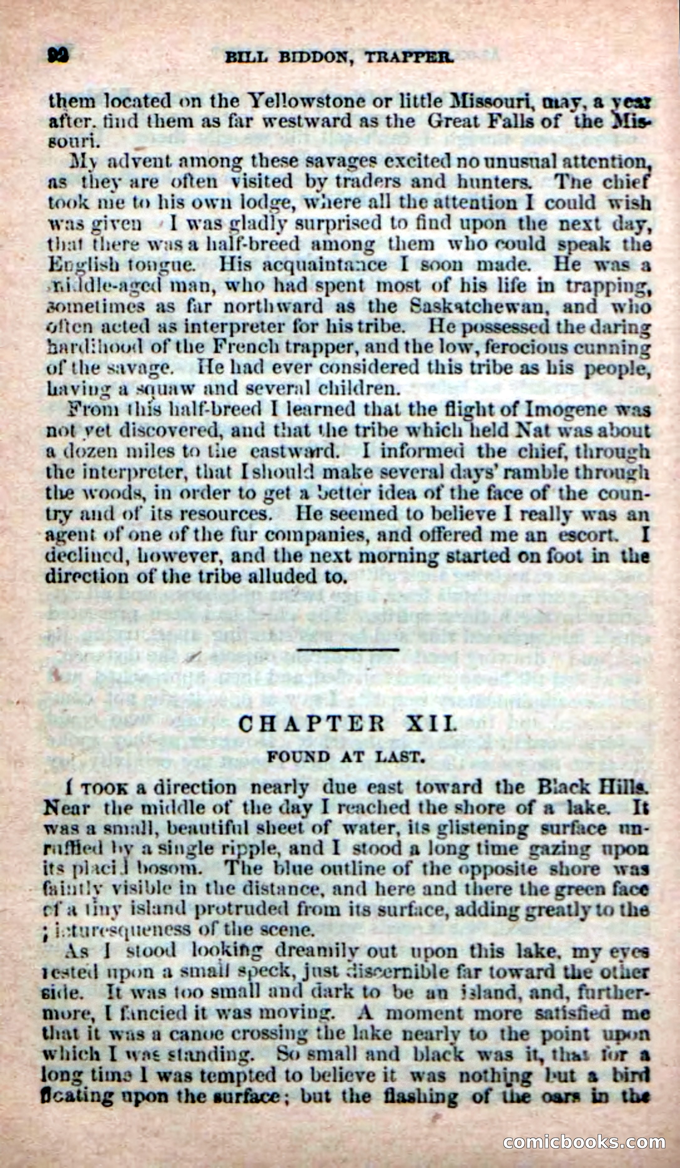 Beadle's New Dime Novels: Bill Biddon, Trapper — page 88 of 100
