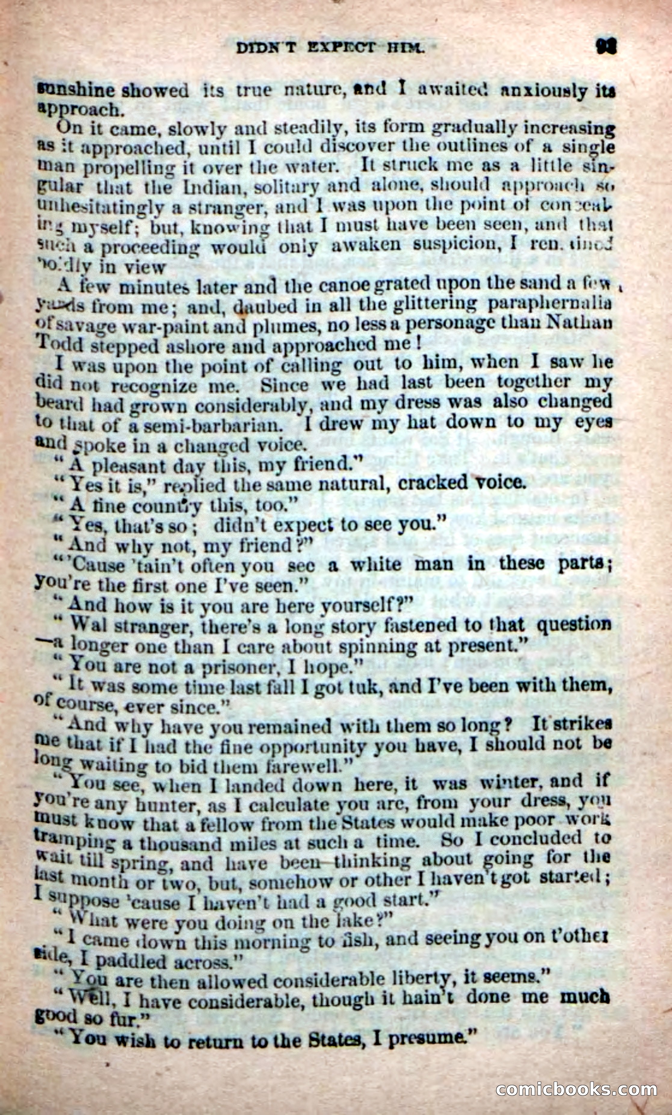 Beadle's New Dime Novels: Bill Biddon, Trapper — page 89 of 100