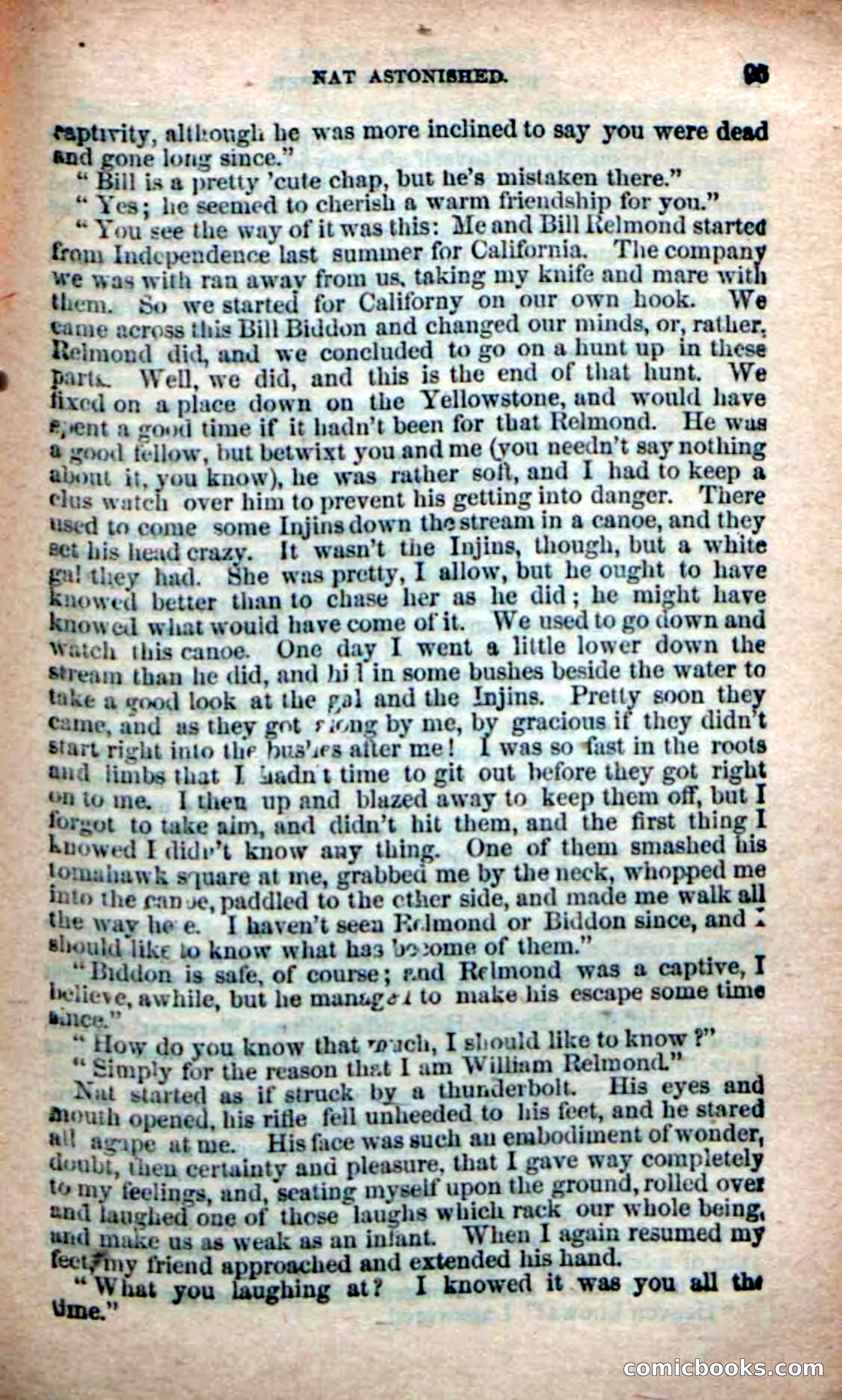 Beadle's New Dime Novels: Bill Biddon, Trapper — page 91 of 100
