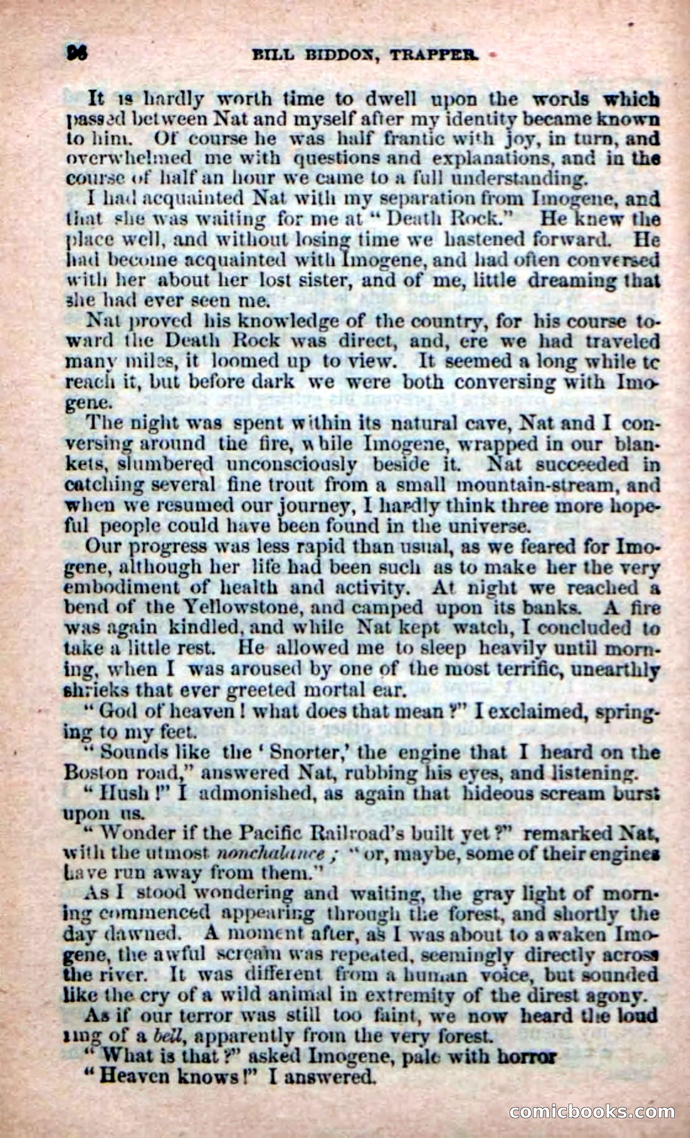 Beadle's New Dime Novels: Bill Biddon, Trapper — page 92 of 100