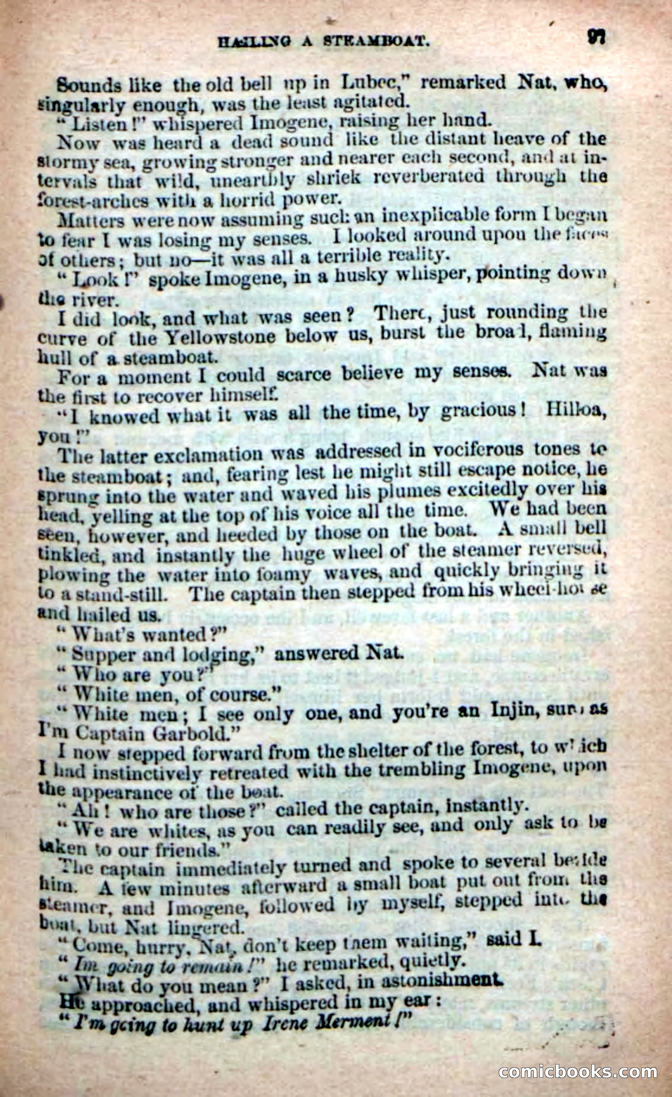 Beadle's New Dime Novels: Bill Biddon, Trapper — page 93 of 100