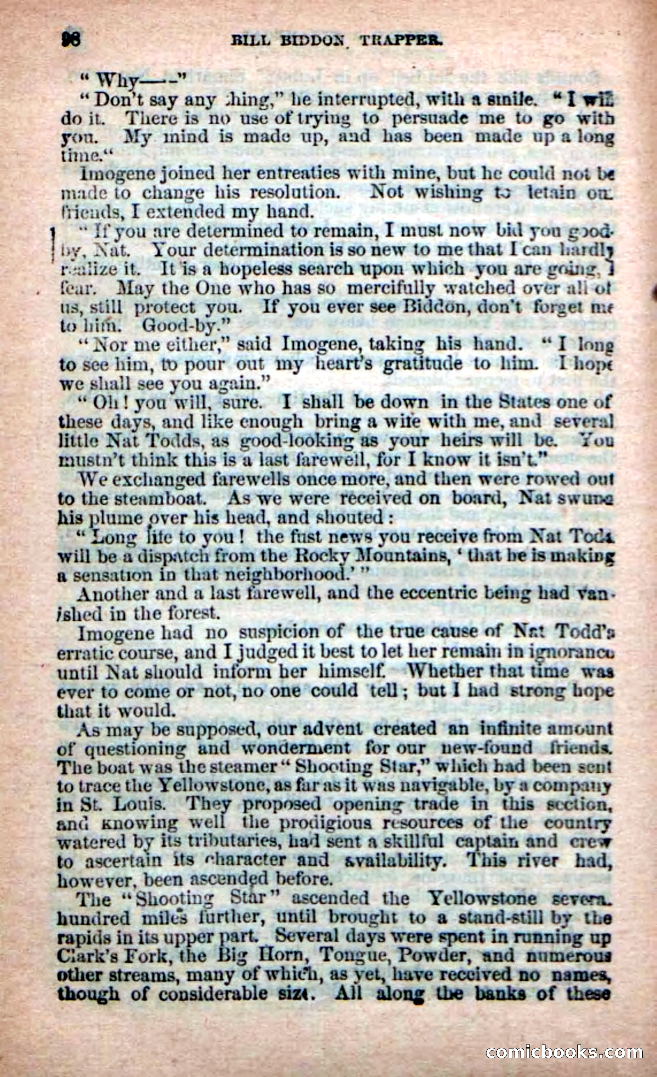 Beadle's New Dime Novels: Bill Biddon, Trapper — page 94 of 100