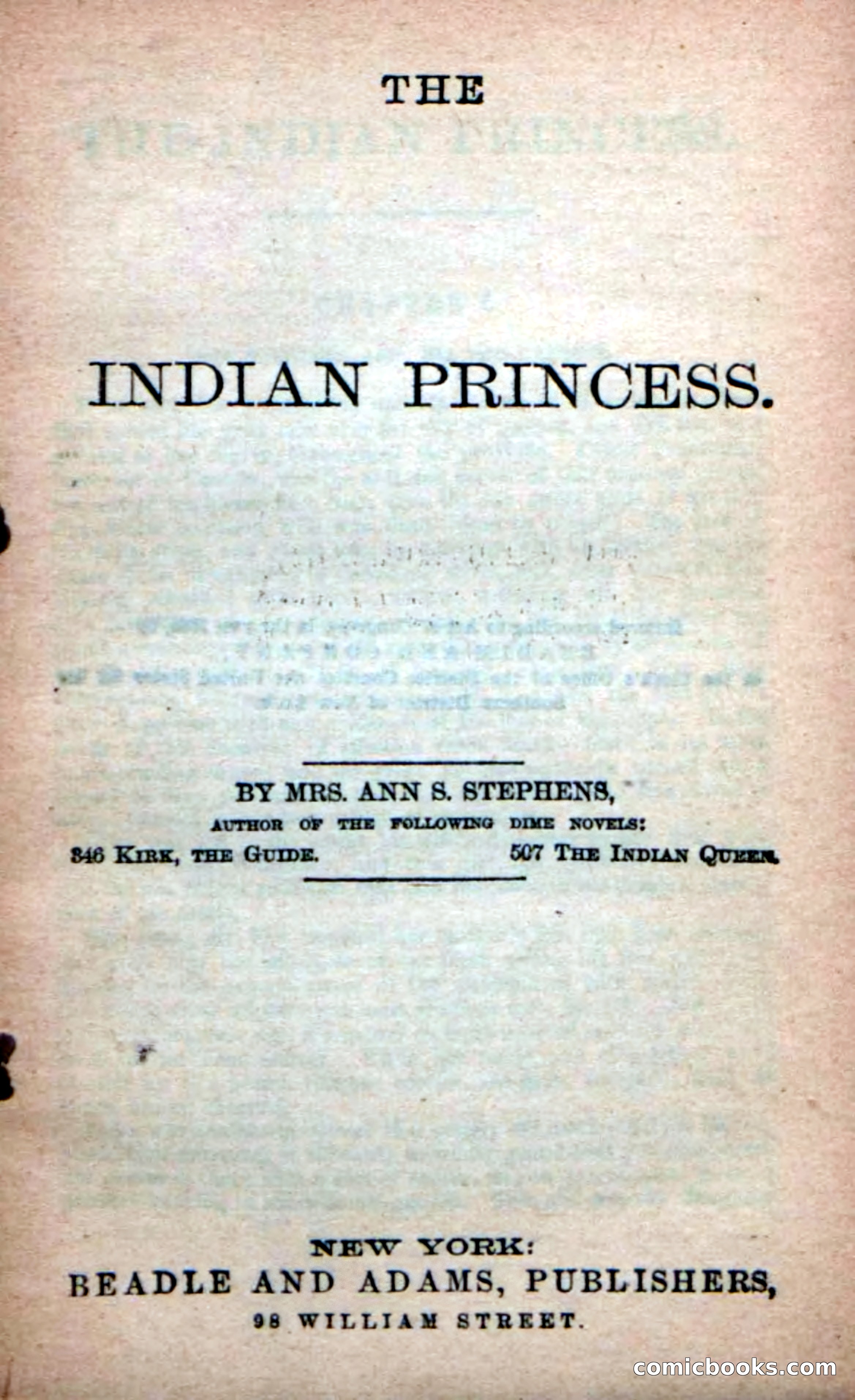 The Indian Princess — page 3 of 100