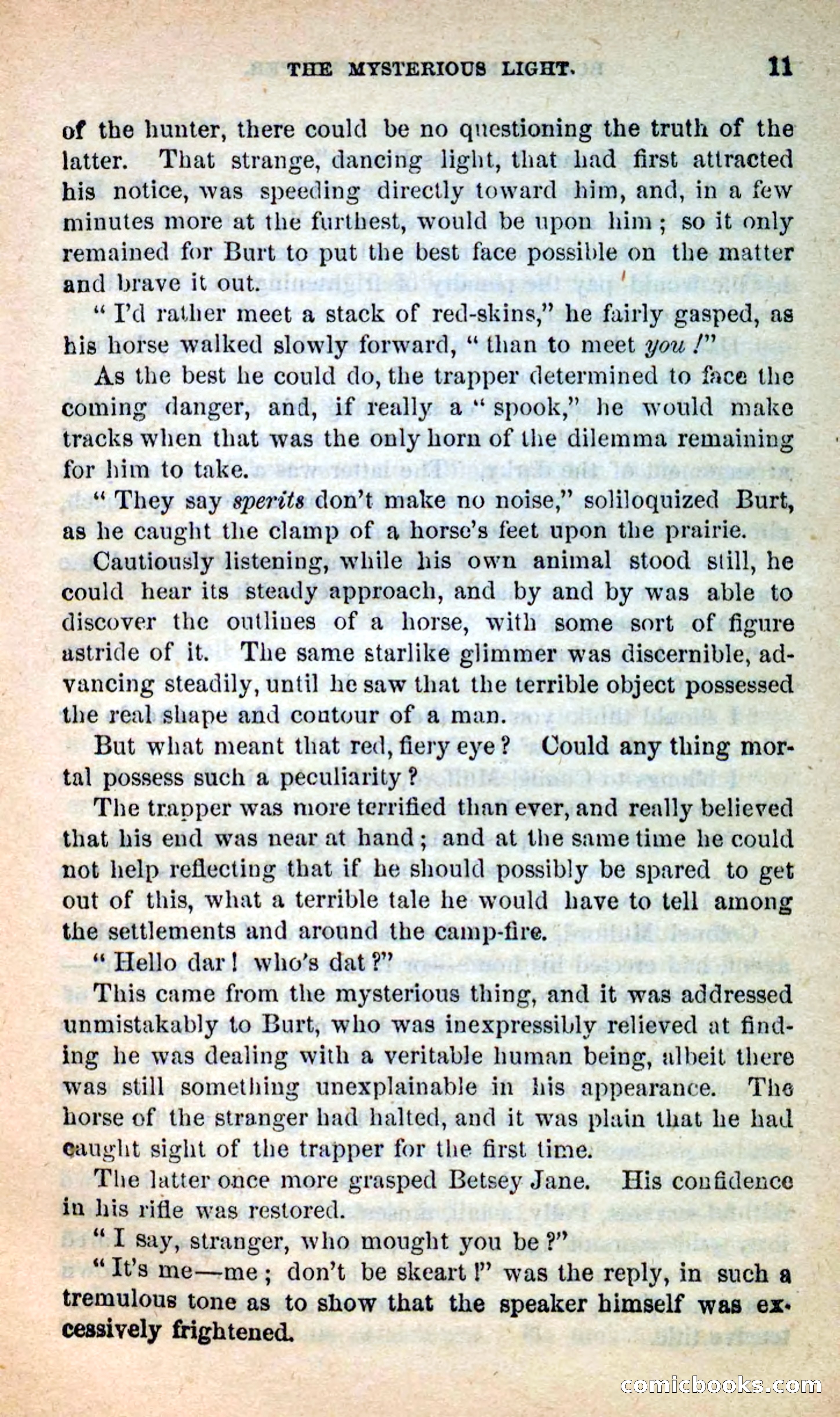 Beadle's New Dime Novels: Burt Bunker, the Trapper — page 7 of 100