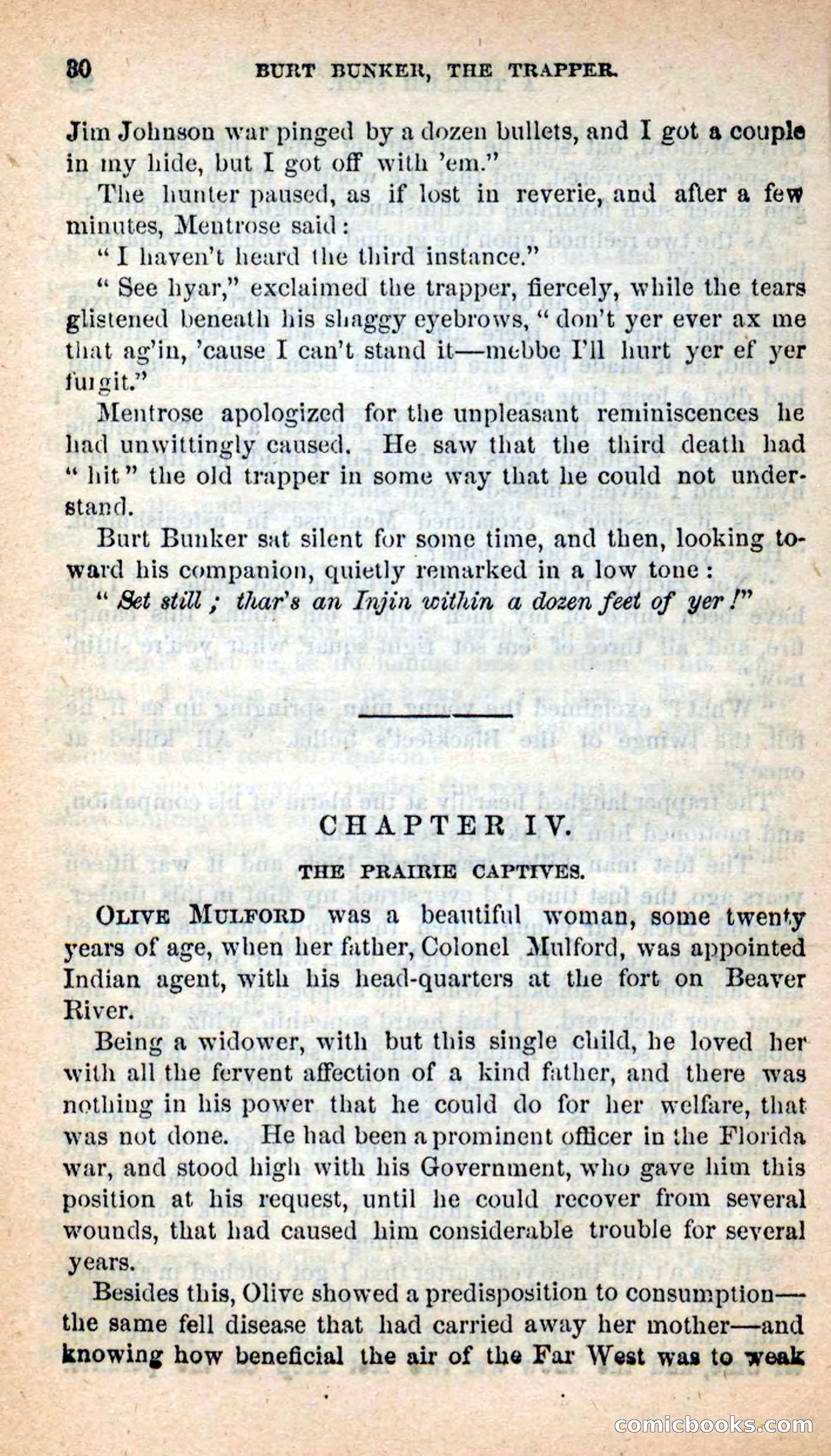 Beadle's New Dime Novels: Burt Bunker, the Trapper — page 26 of 100