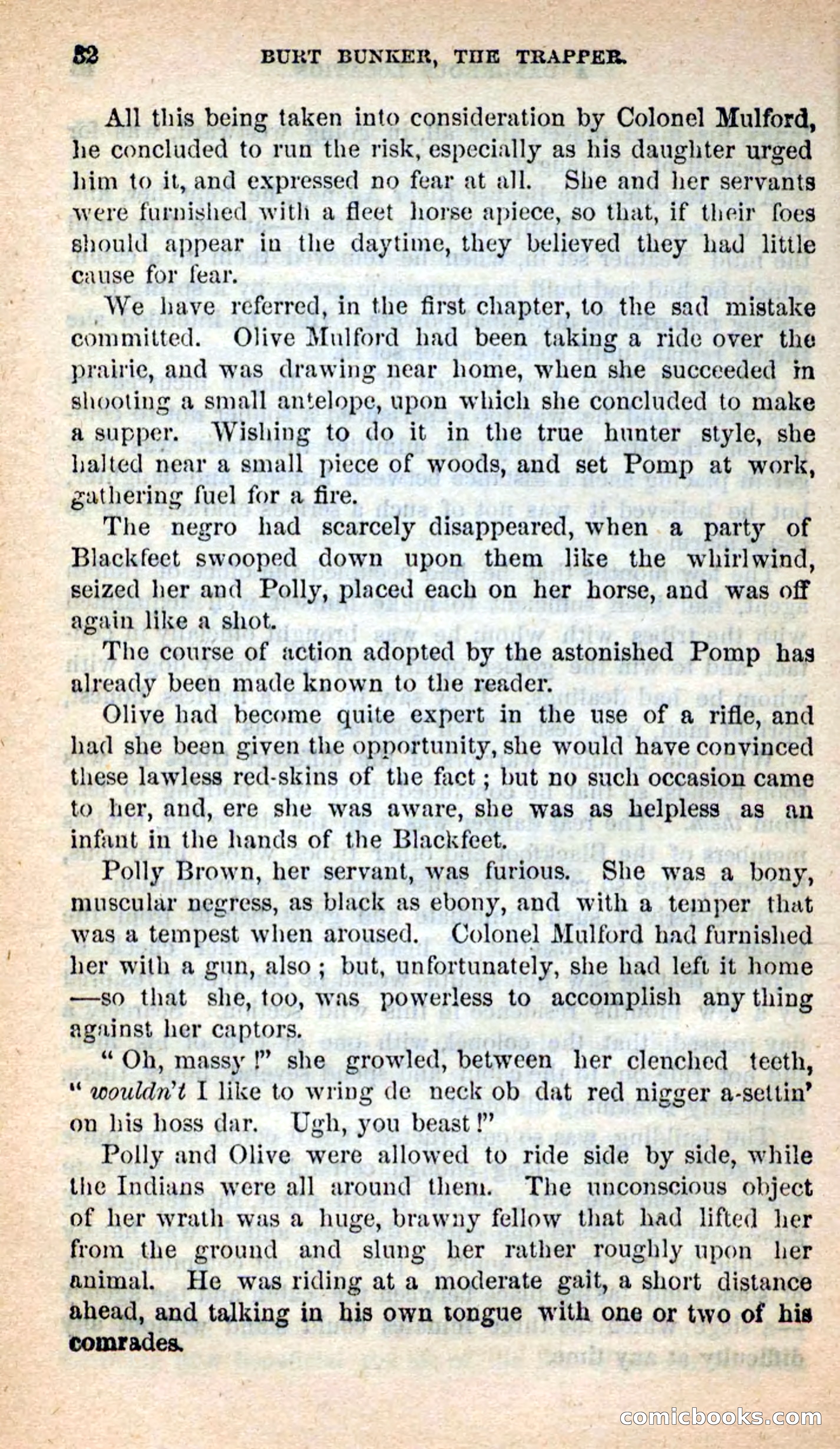 Beadle's New Dime Novels: Burt Bunker, the Trapper — page 28 of 100