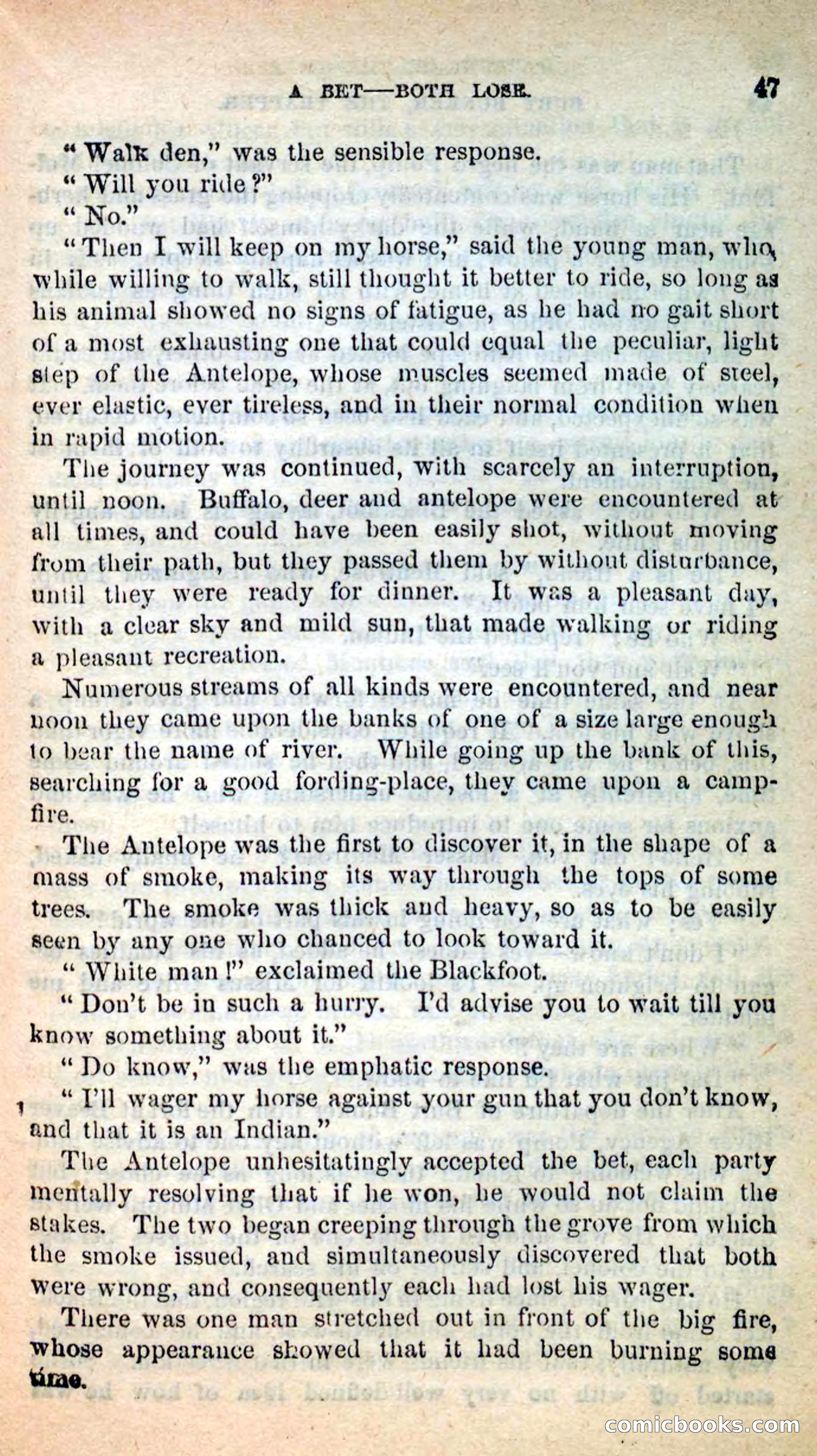 Beadle's New Dime Novels: Burt Bunker, the Trapper — page 43 of 100